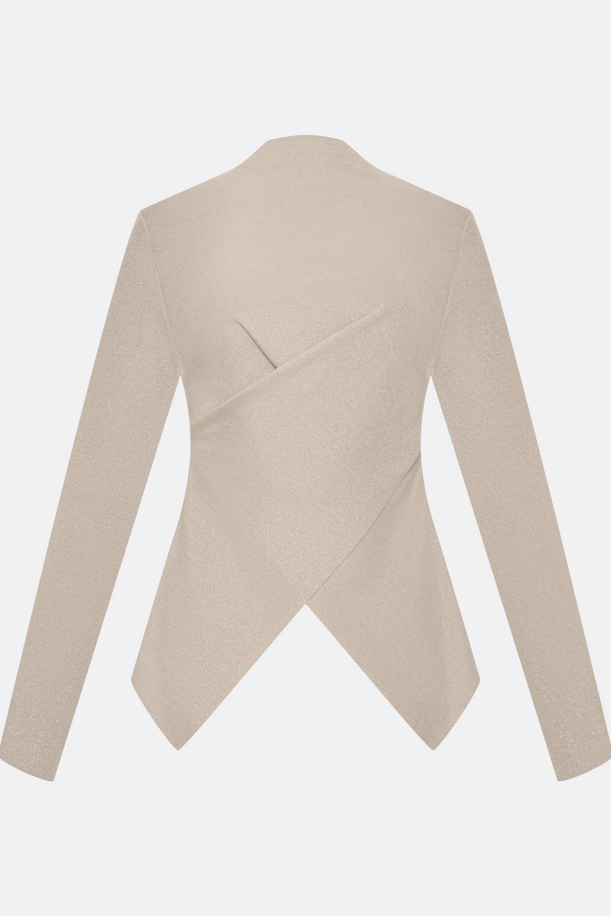 Лимитированная серия джемпер с элегантой драпировкой и ремень, 34