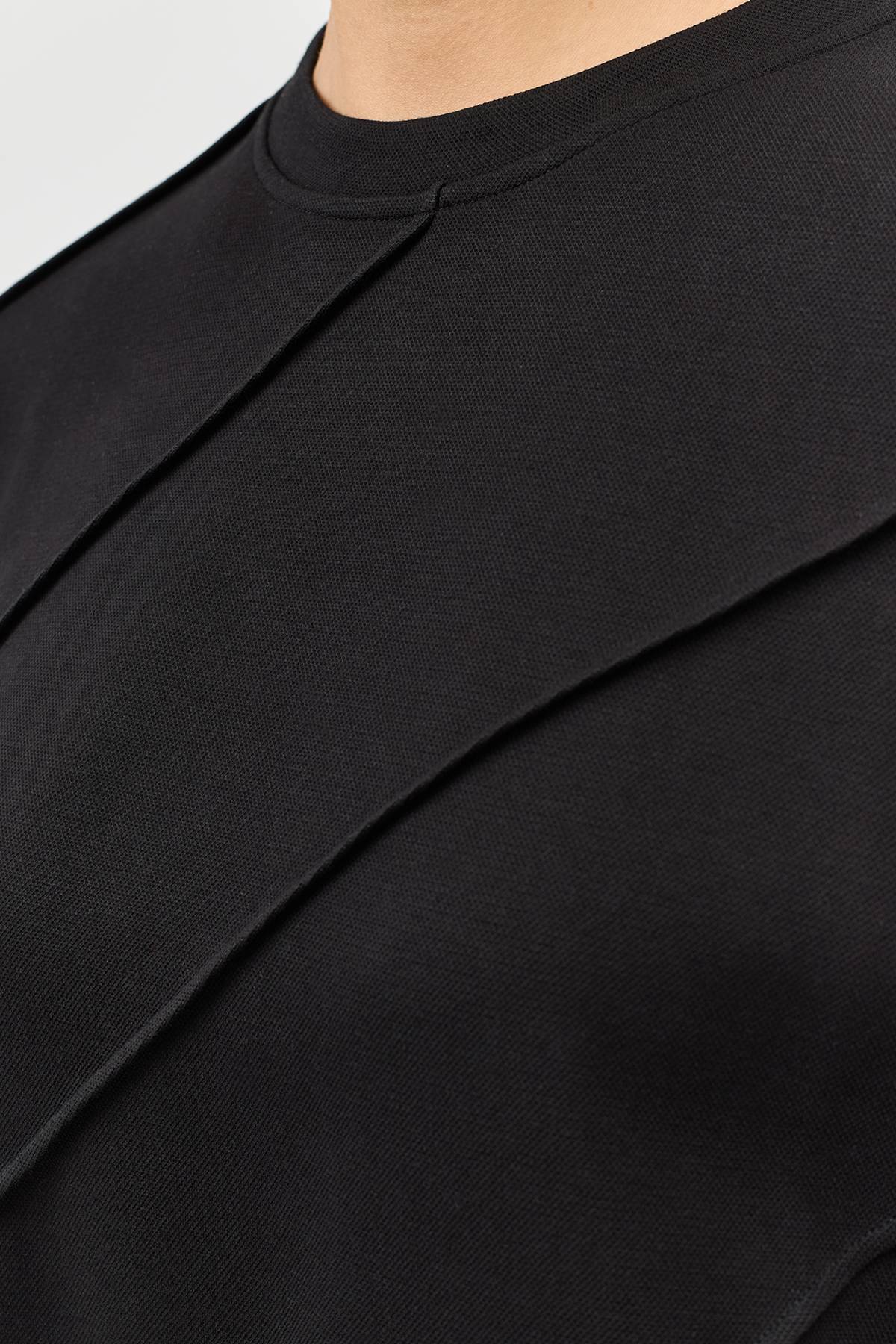 Лимитированная серия cвитшот с декоративными строчками и ремень, 34