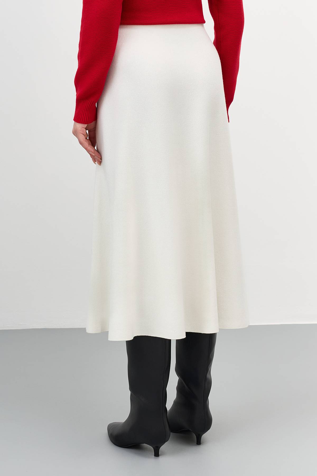 Лимитированная серия классическая юбка с ремнем, 42