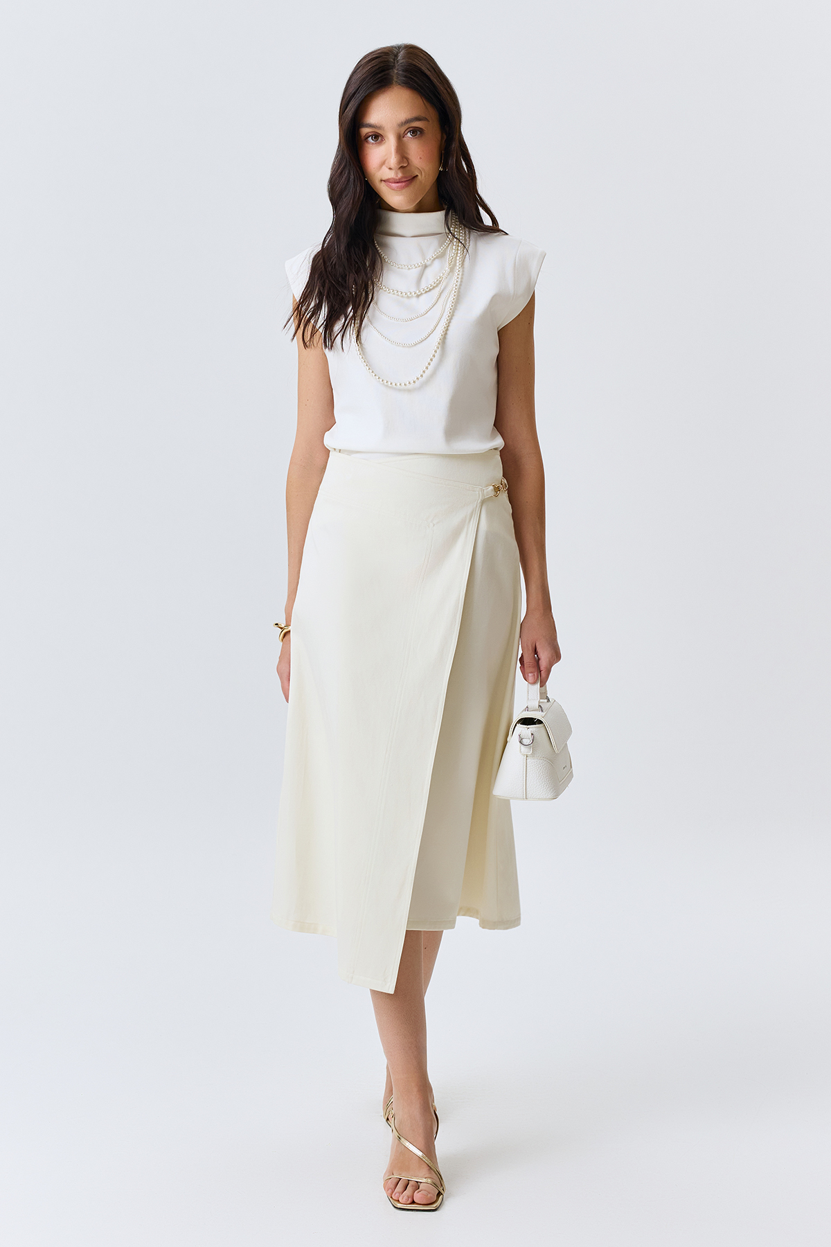 Асимметричная юбка на запах, 52