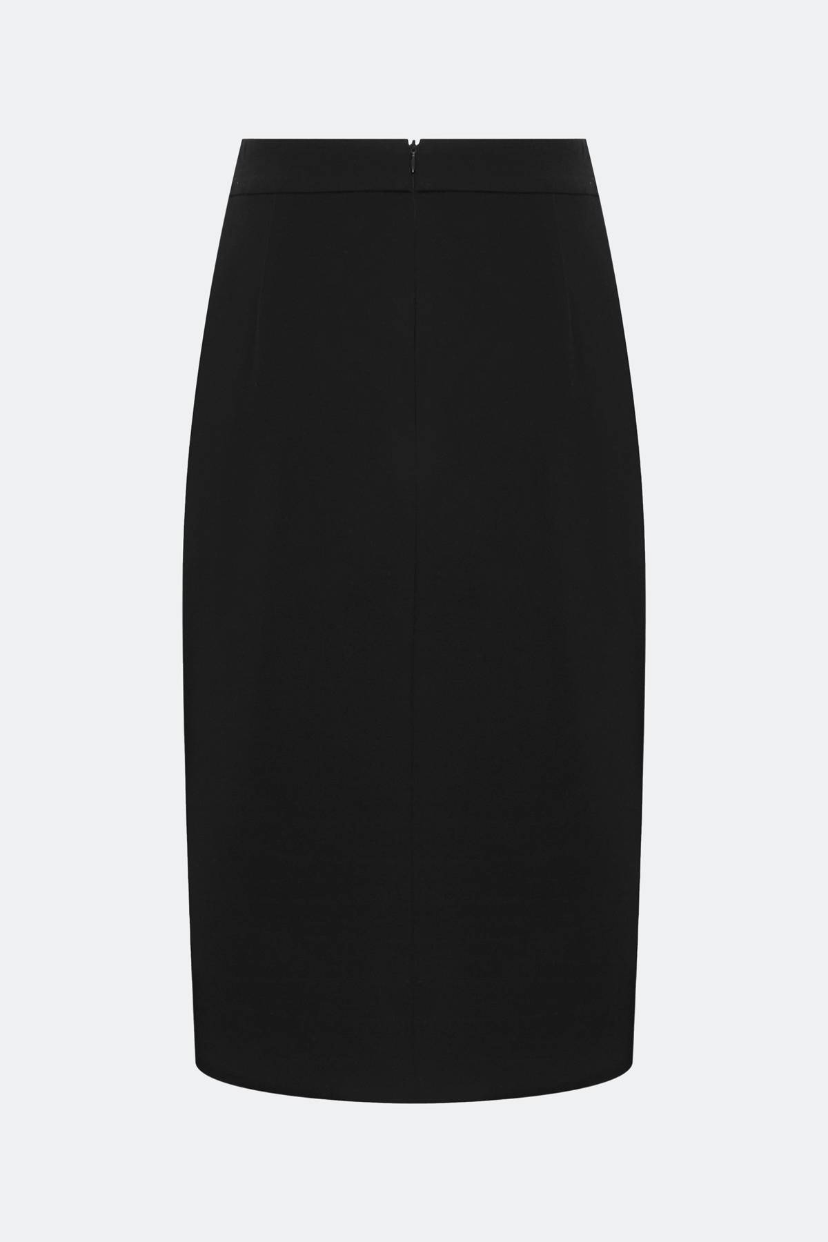 Лимитрированная серия юбка-миди с декоративными пуговицами и ремень, 36