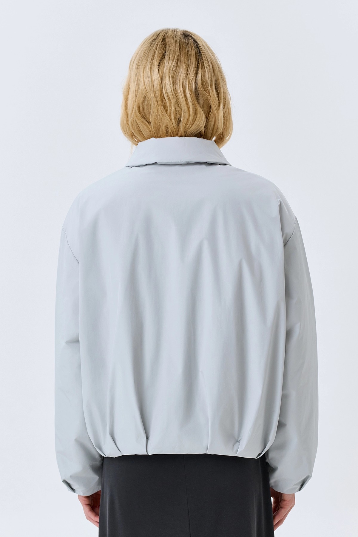 Укороченный утепленный бомбер, 45