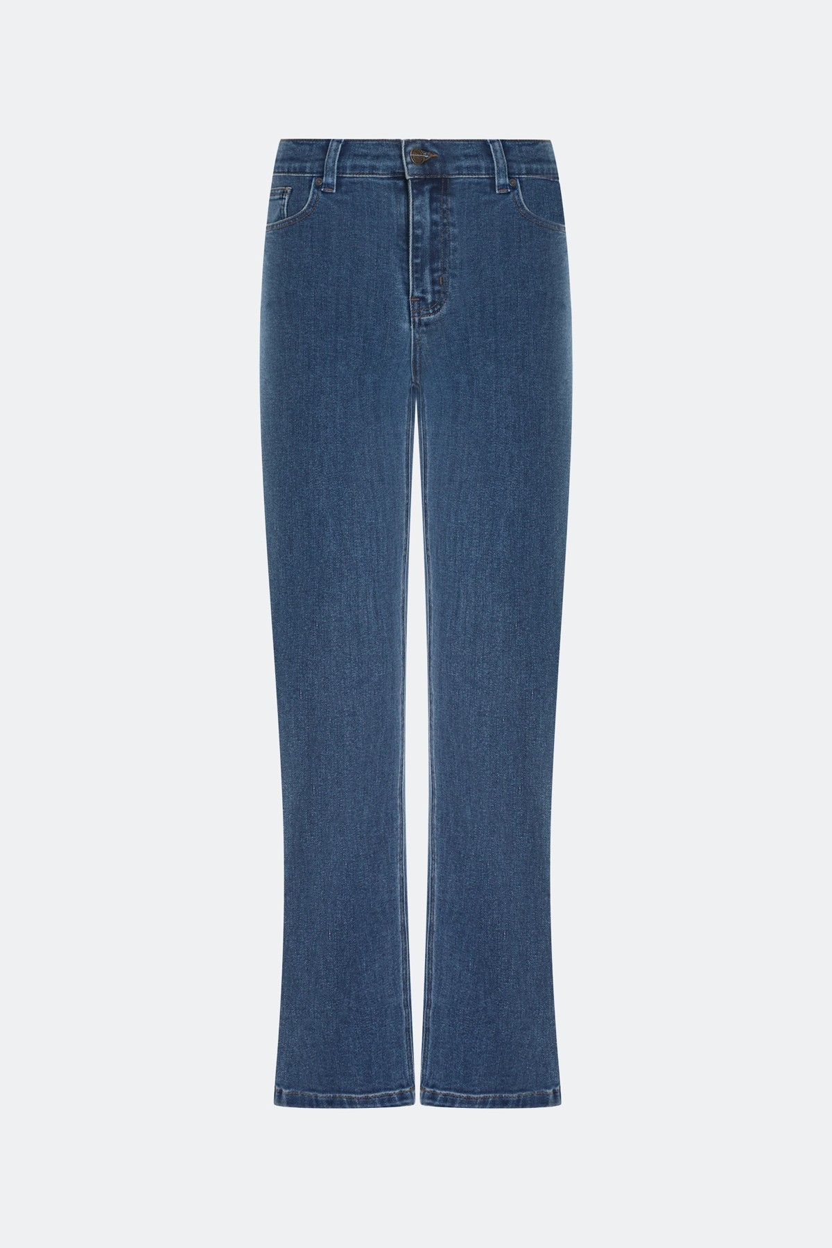 Джинсы Straight fit с акцентными отворотами, 36