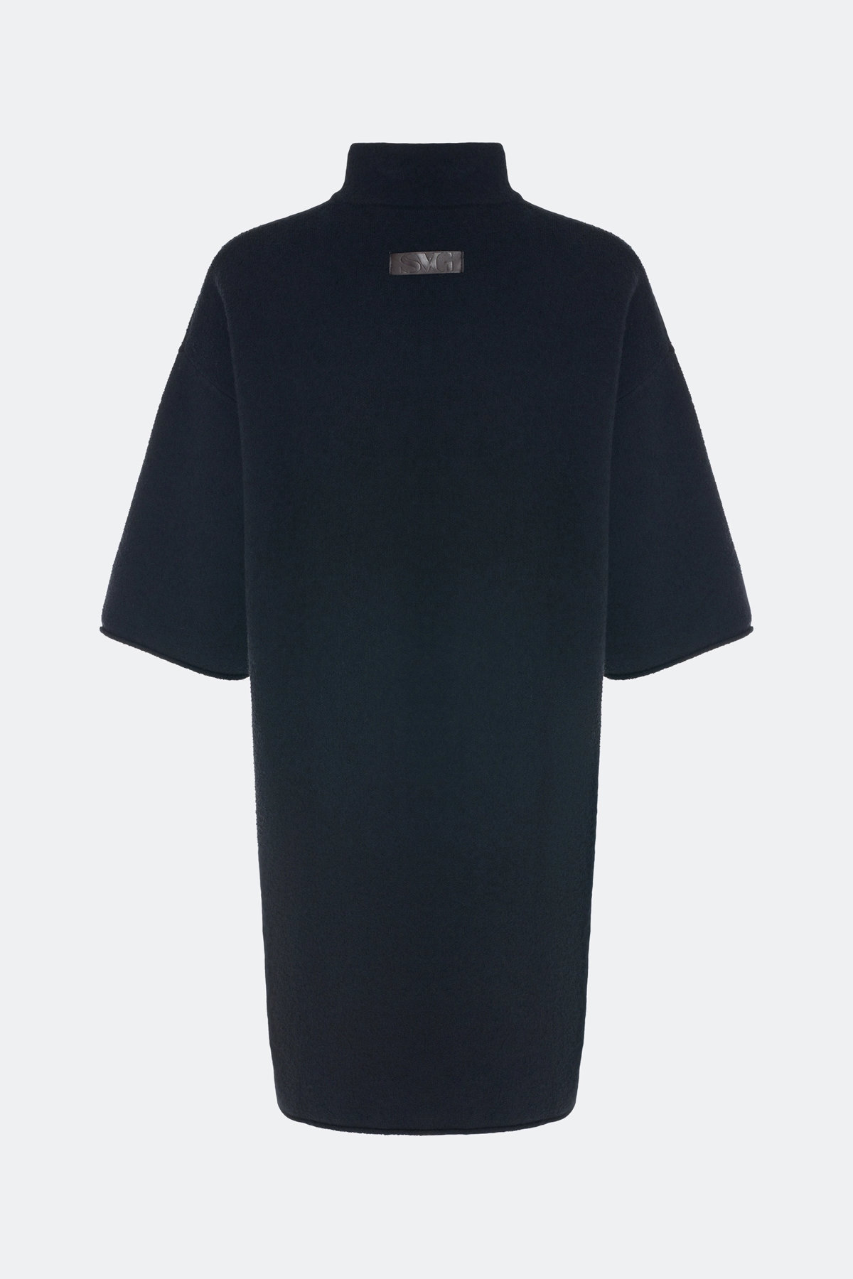Oversize платье из трикотажа "букле", 50
