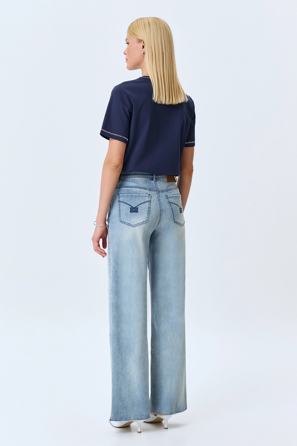 Джинсы Row hem, 46