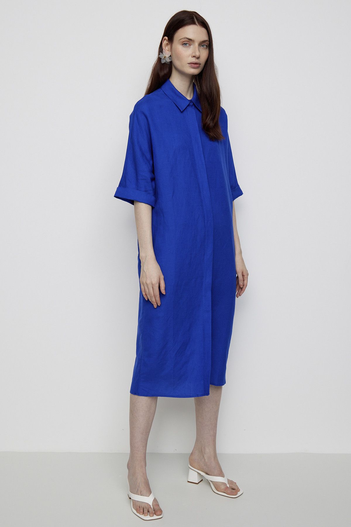 Платье с цельнокроенным рукавом, 42р