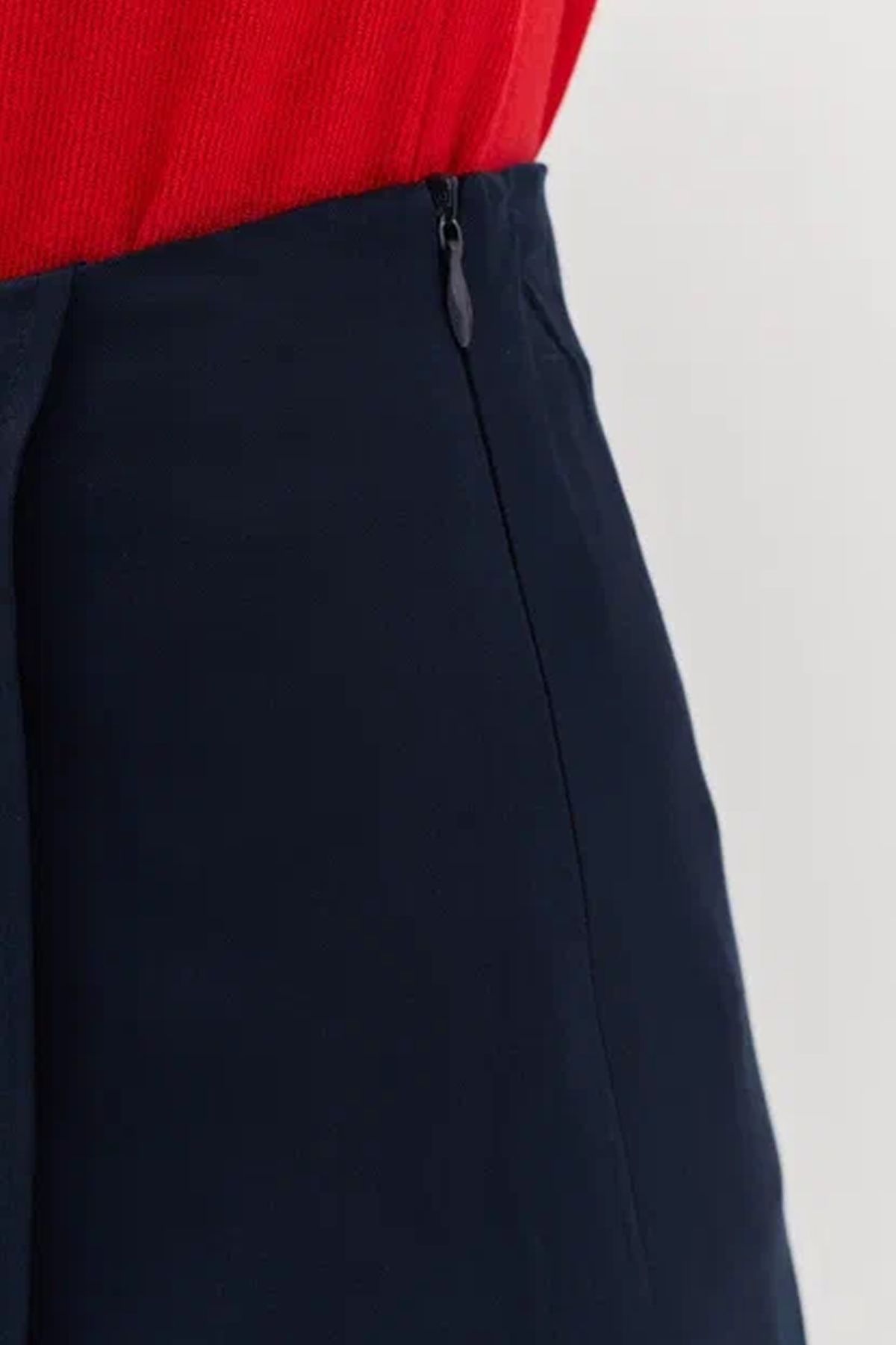 Юбка-трапеция из тенселя, 52р