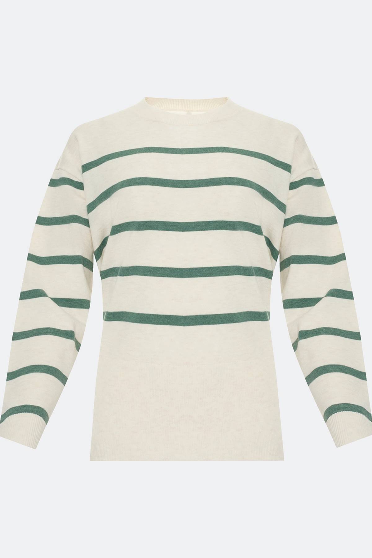 Лимитрированная серия джемпер в полоску и ремень, 34