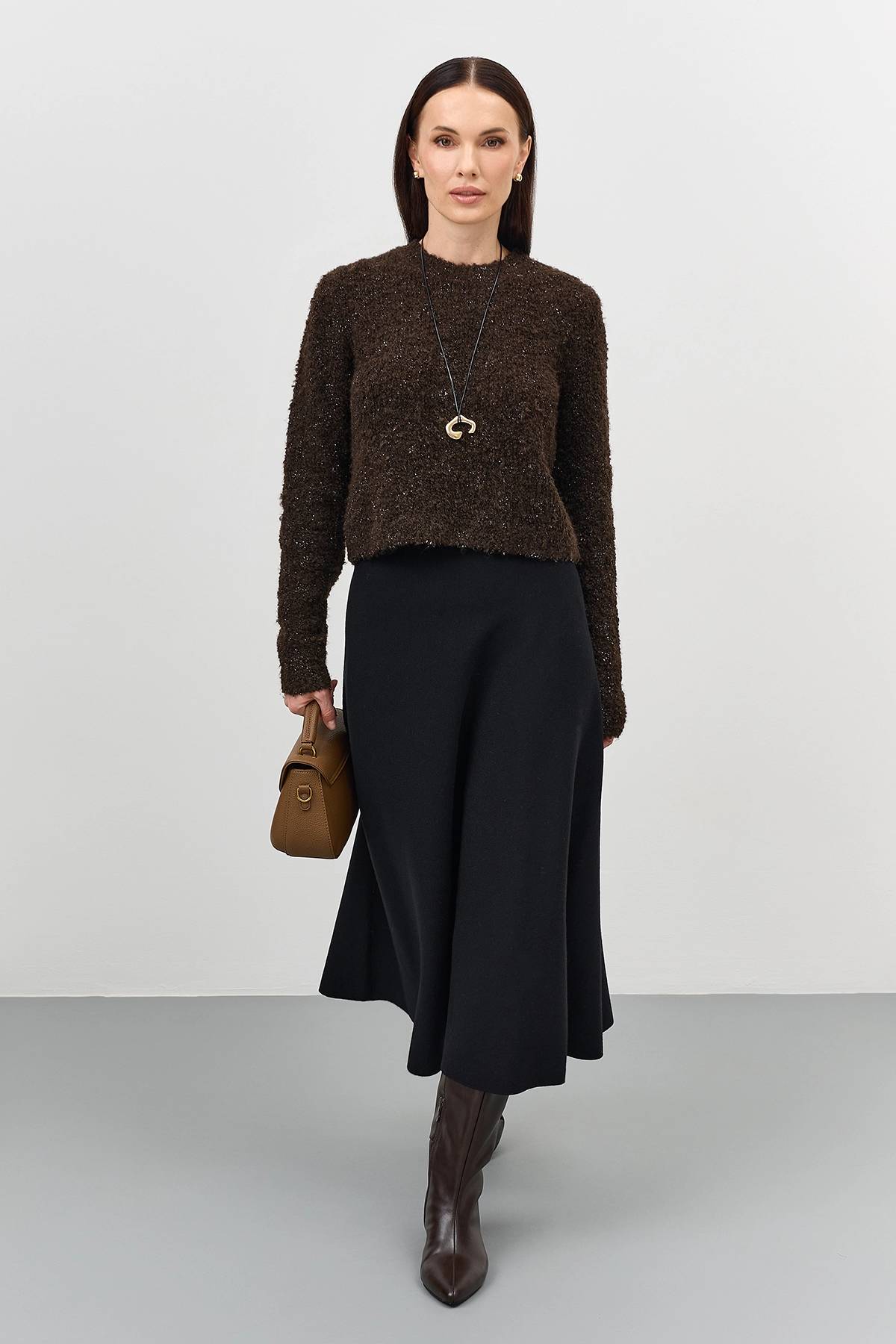 Юбка-миди А-силуэта, 50