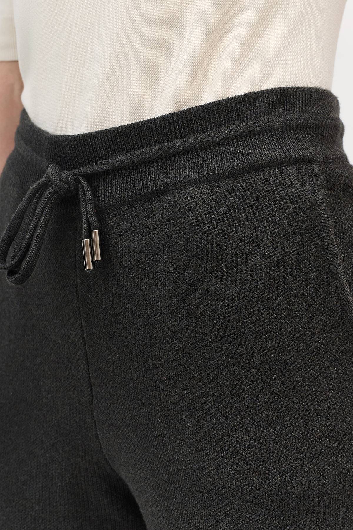 Вязаные брюки с шерстью, 46