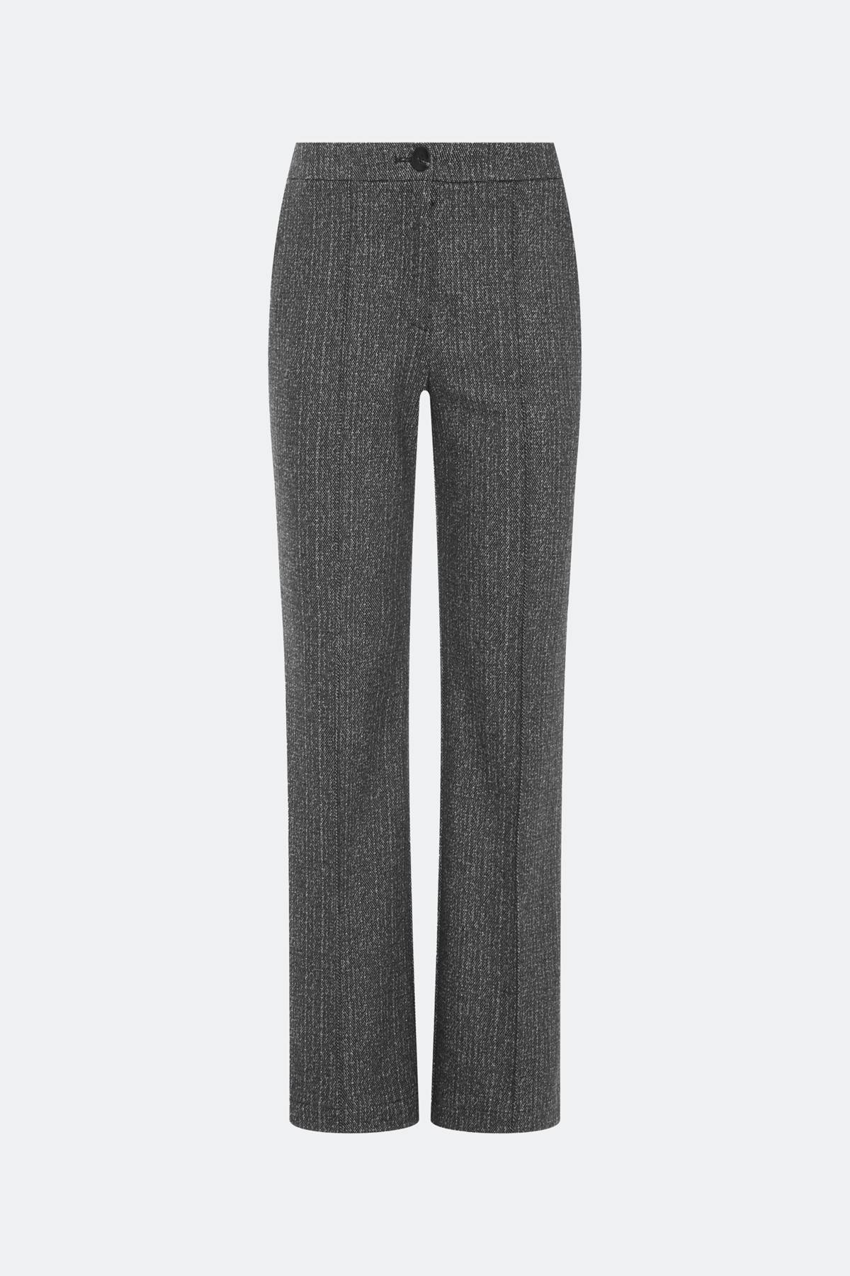 Трикотажные брюки со стрелками в сером цвете, 38