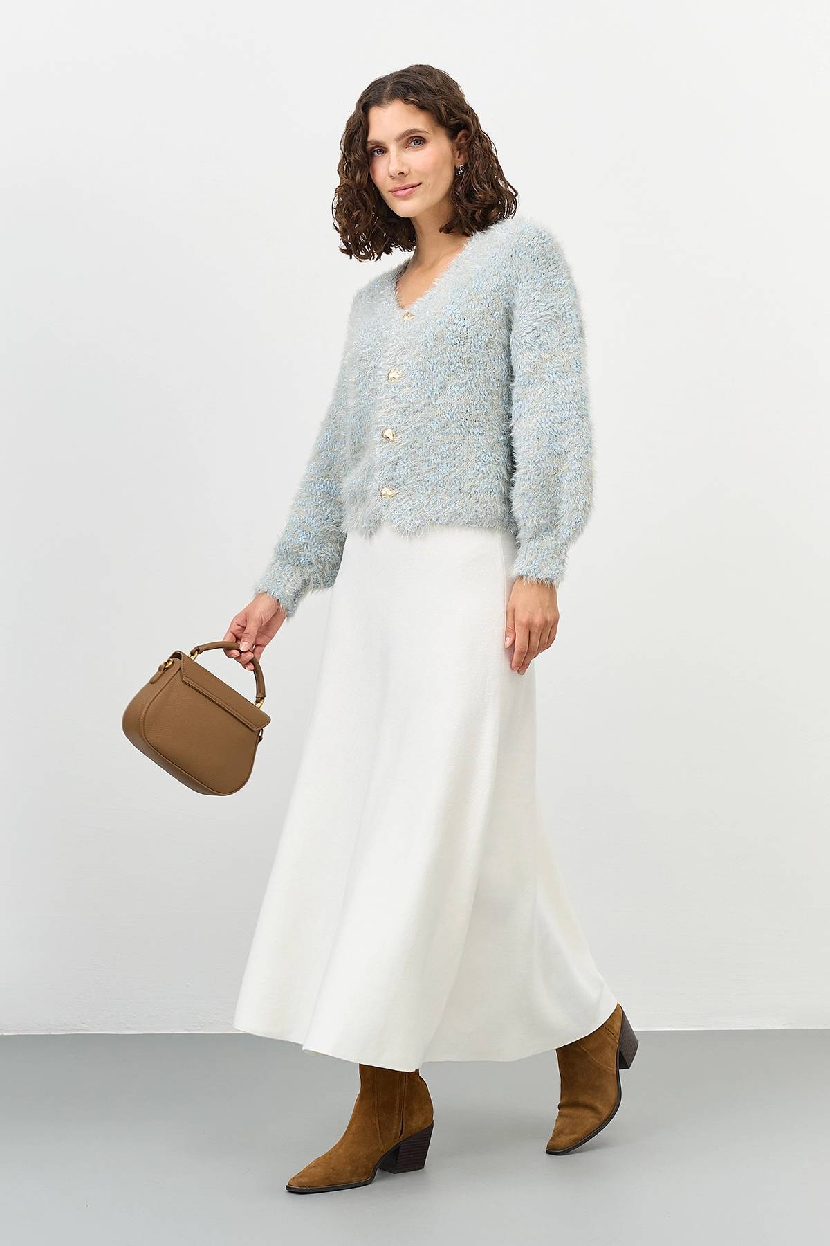 Укороченный тонкий джемпер, 42