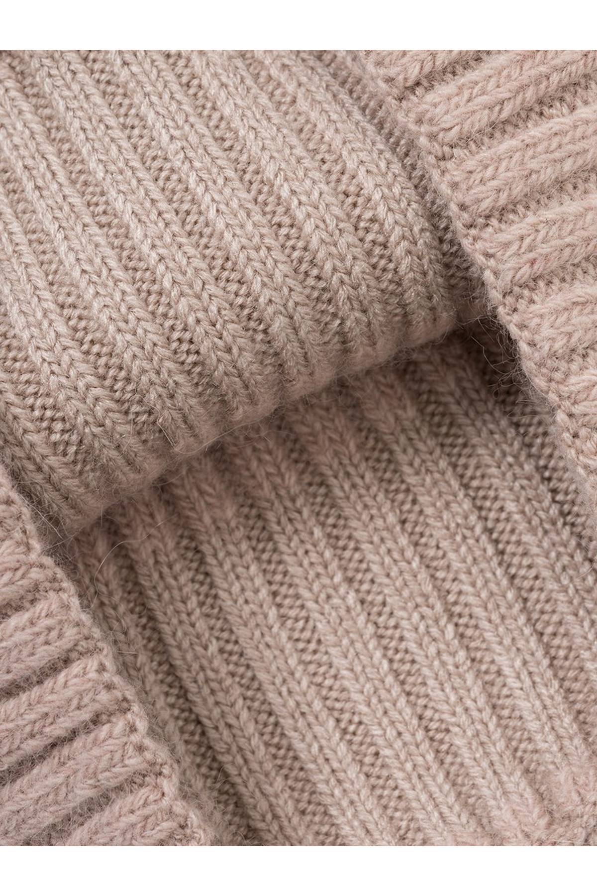 Шапка пыльно-розовая, One