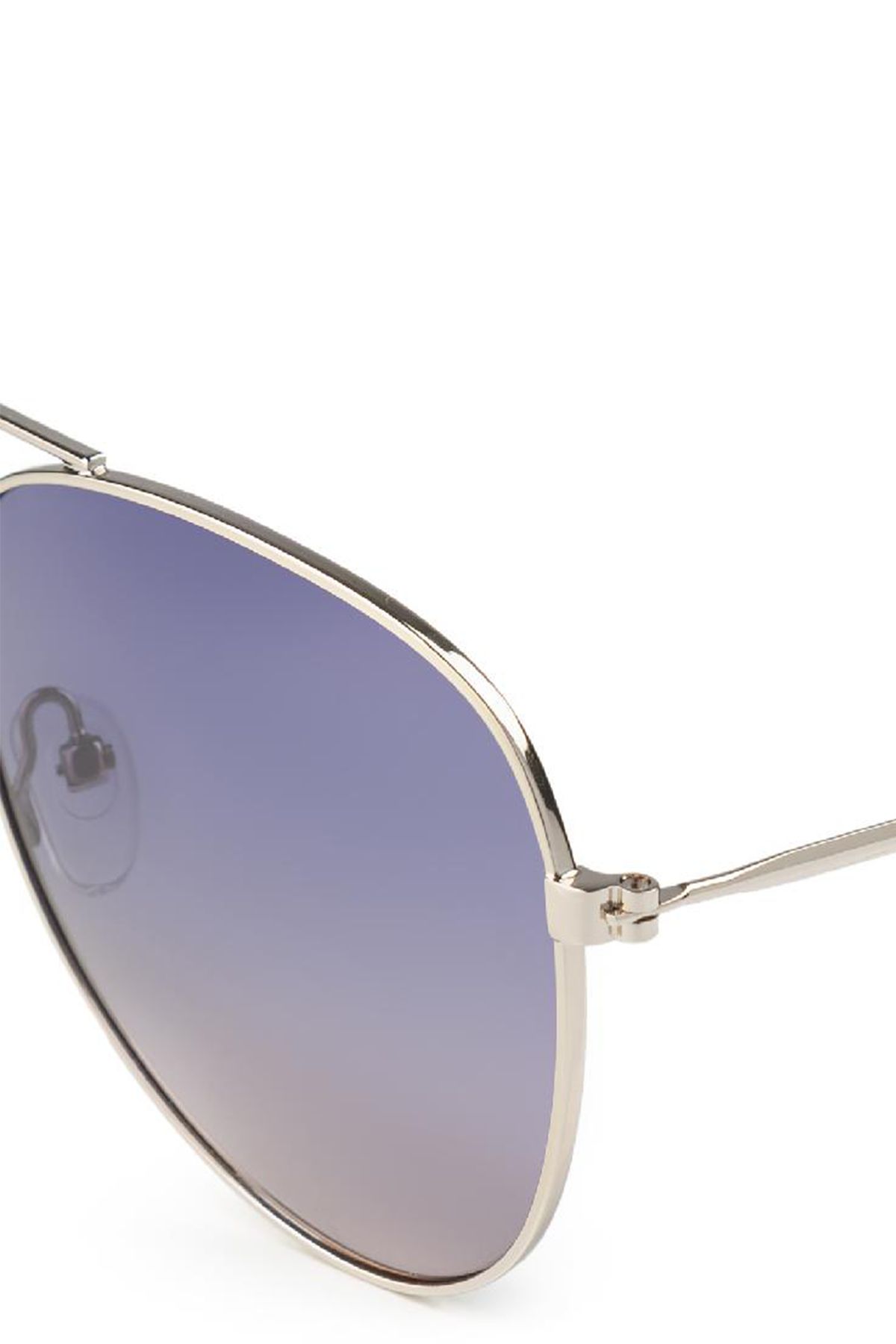 Солнцезащитные очки "капли" в фиолетовом цвете, One size