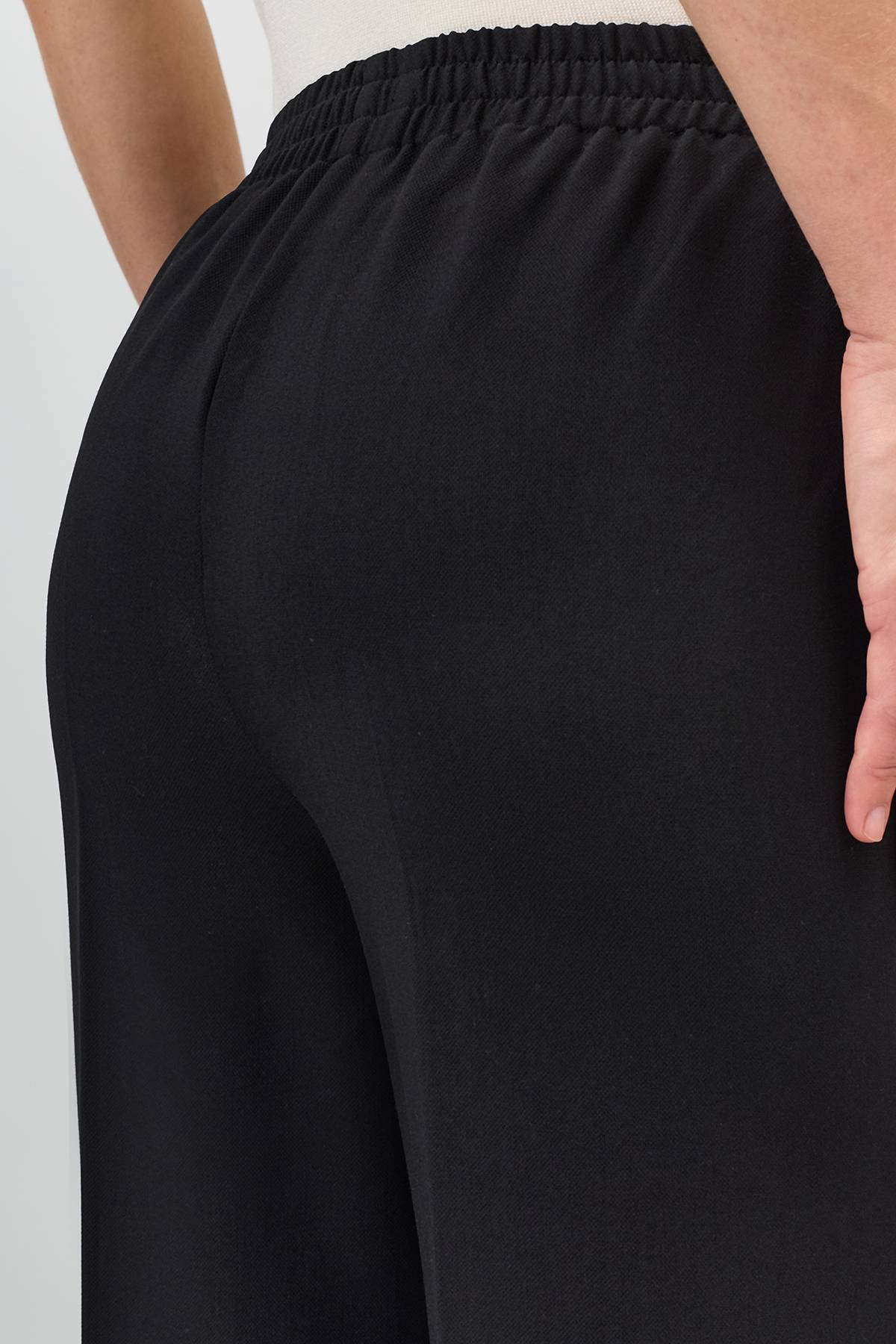 Лимитированная серия черный брюки с ремнем, 42