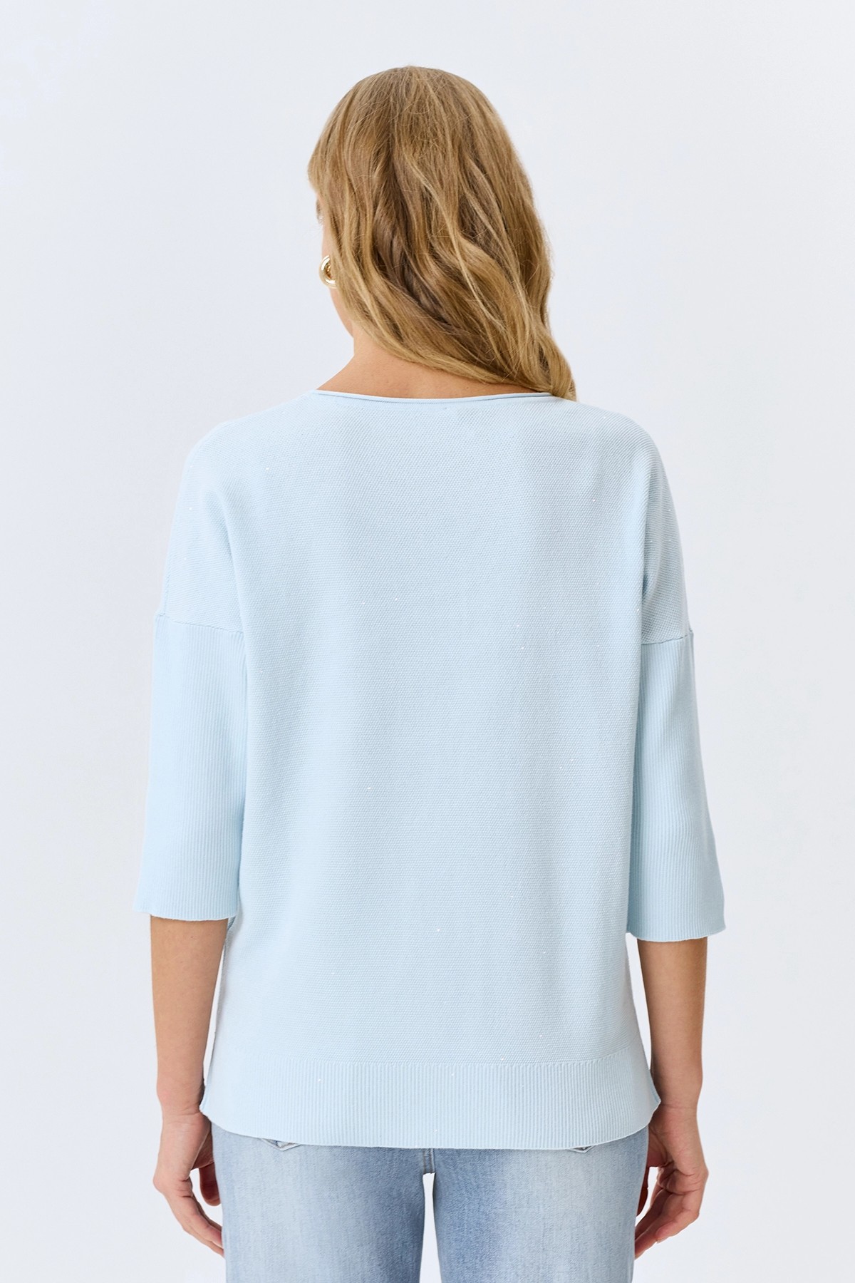 Джемпер с пайетками из модала, 46