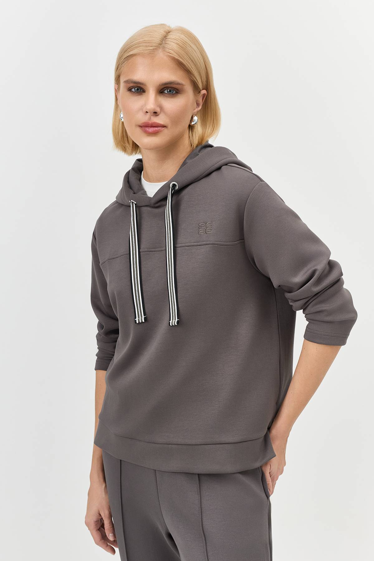 Худи из смесового модала, 36