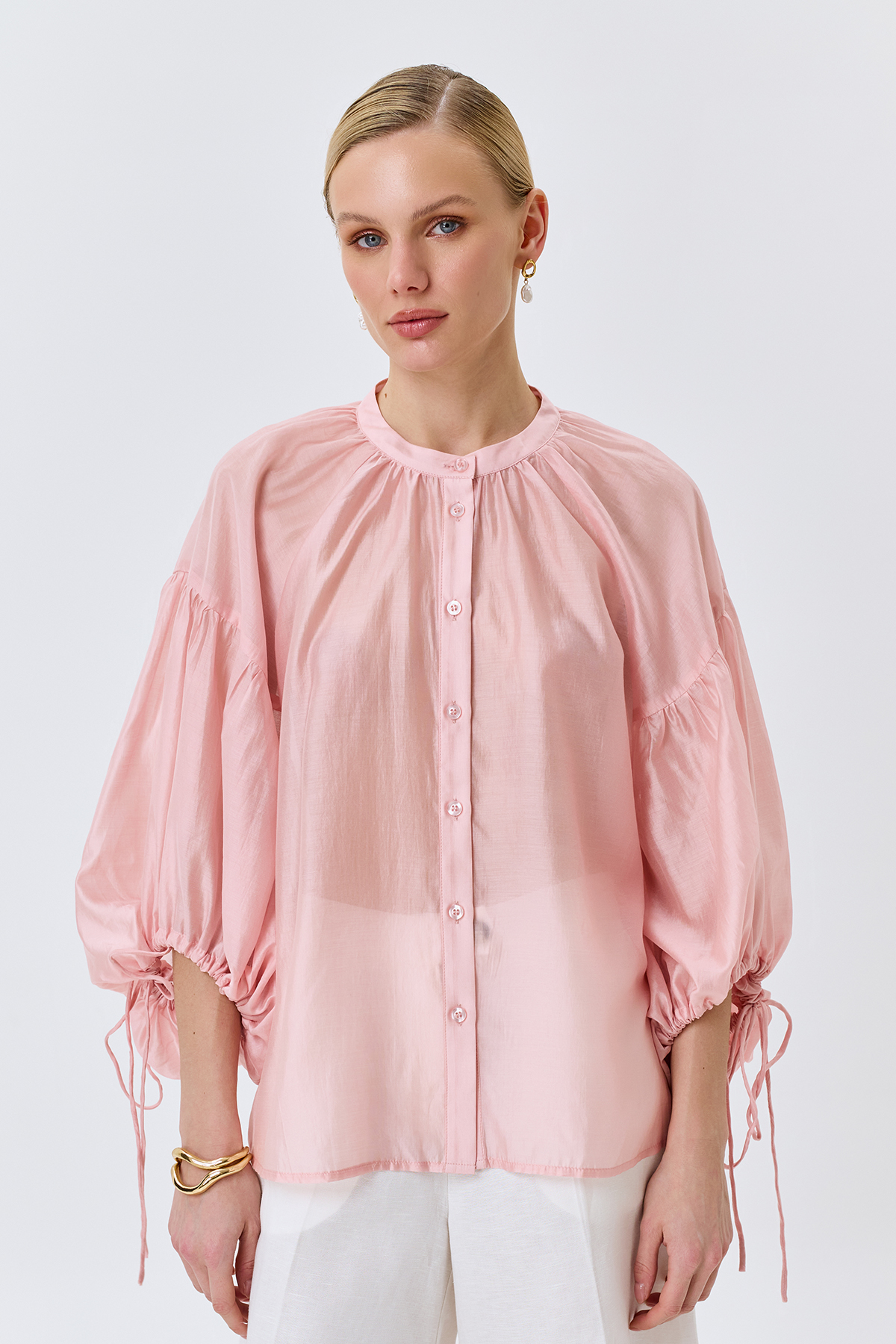 Романтичная блузка в стиле "Бохо-шик", 48