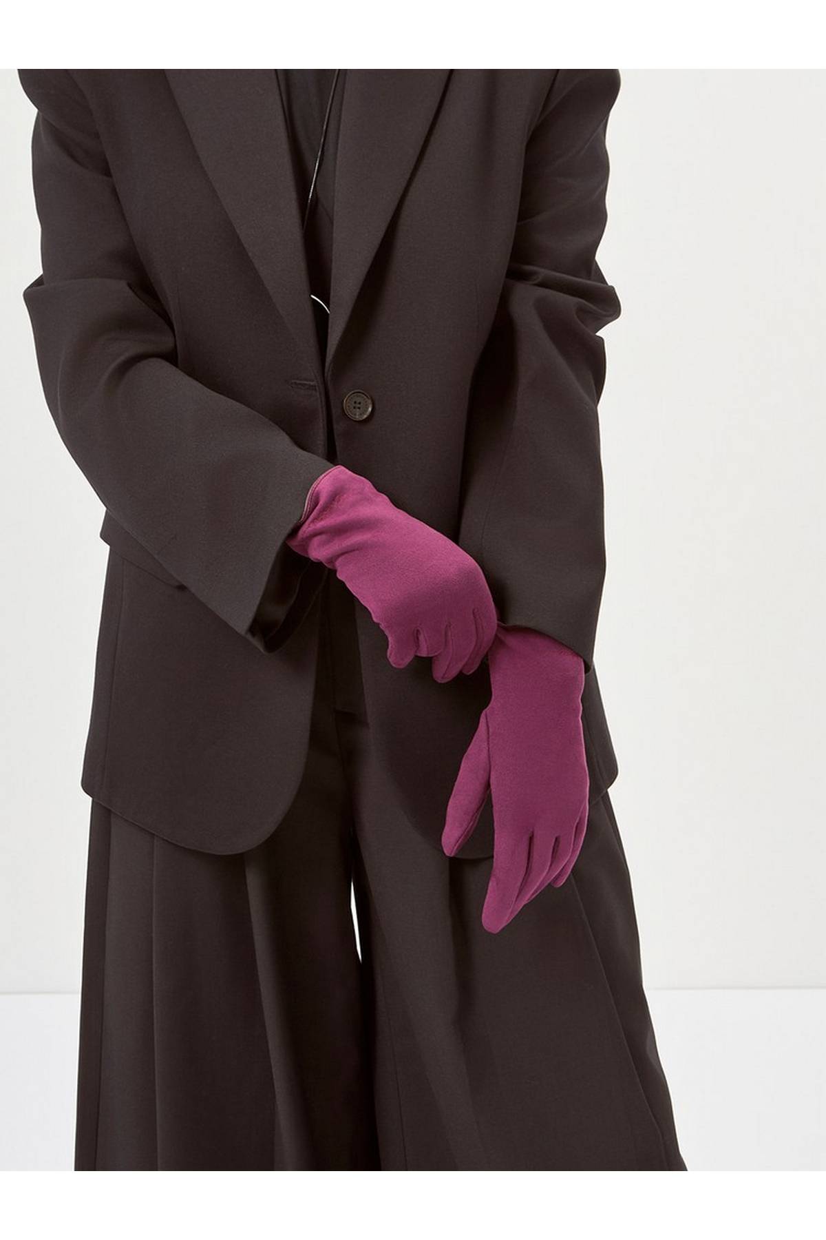 Перчатки сливовые, S