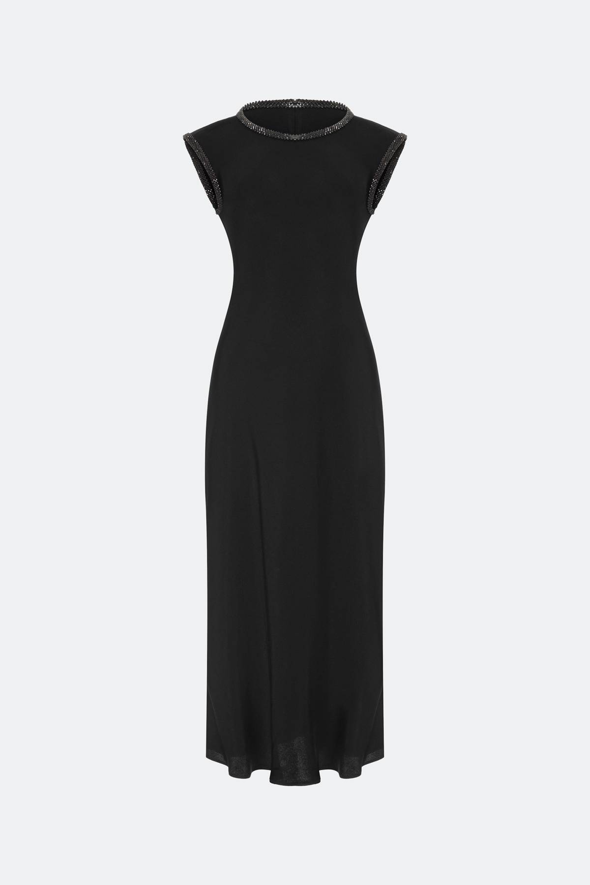 Лимитрированная серия элегантное платье из вискозы и ремень, 40