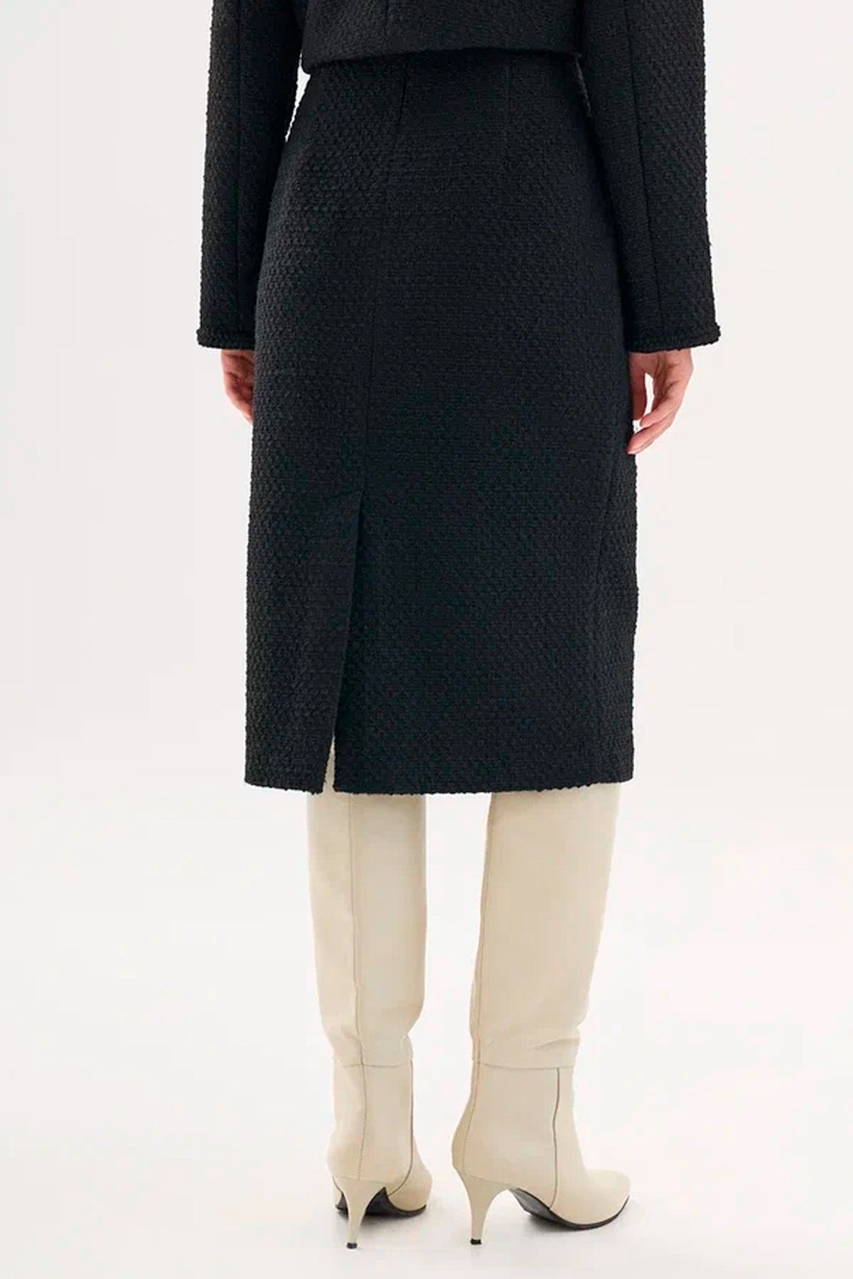 Твидовая юбка-карандаш, 50р