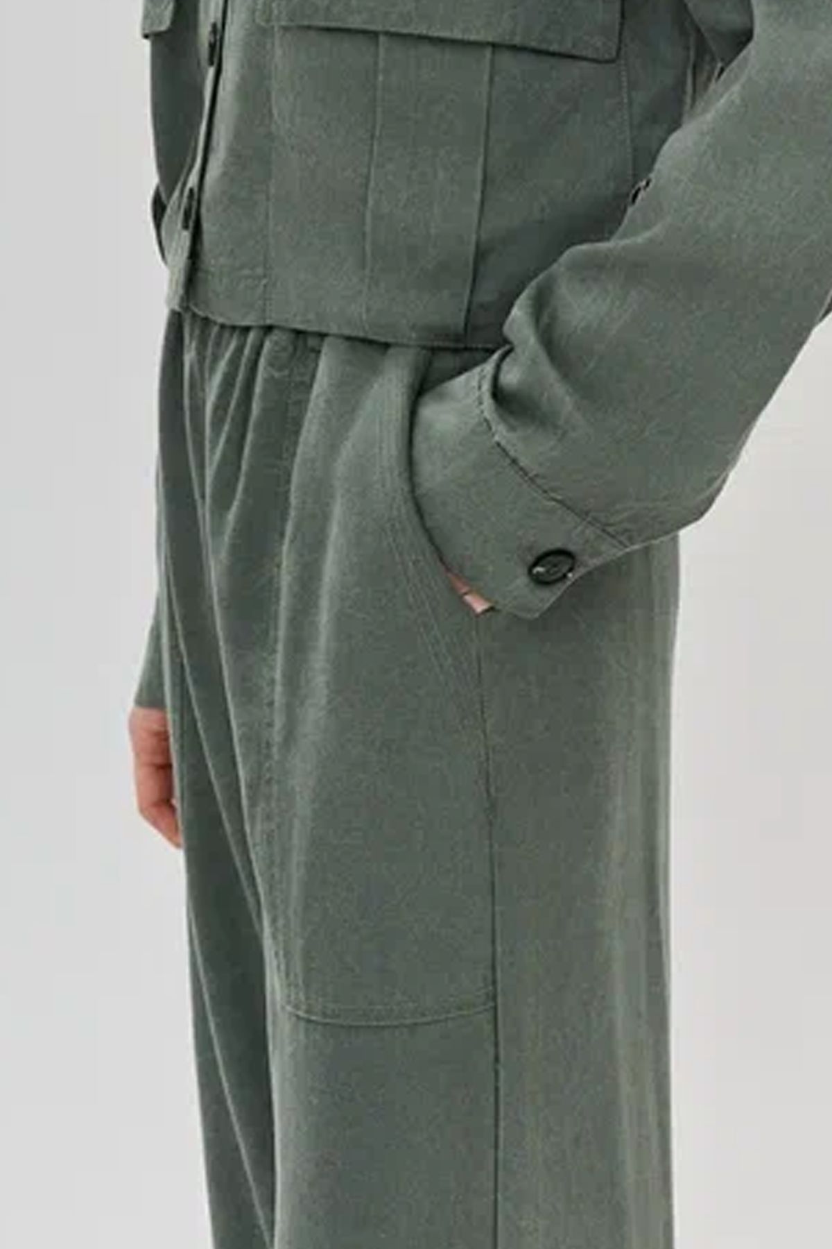 Широкие брюки из модала, 44р