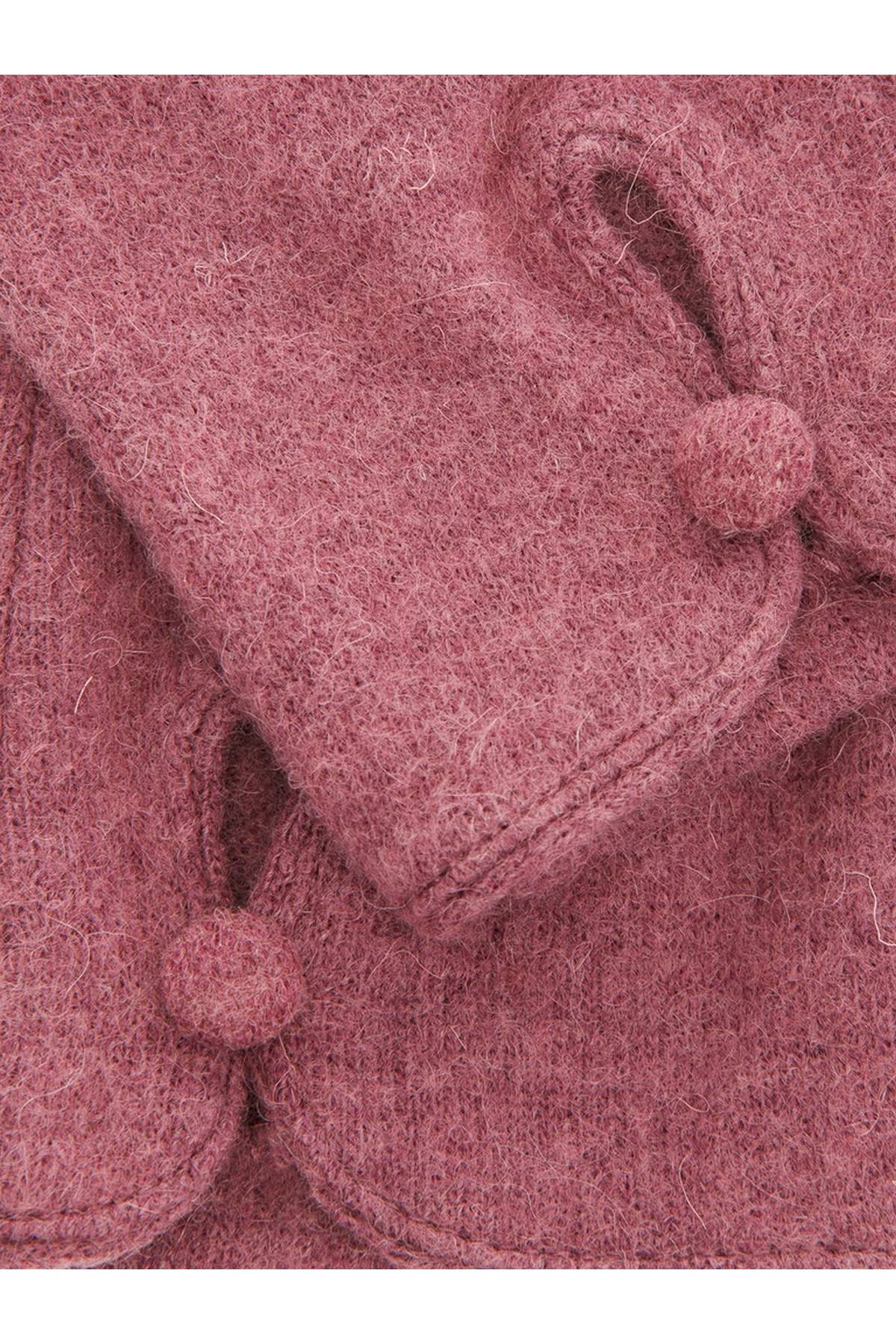 Перчатки пыльно-розовые, M