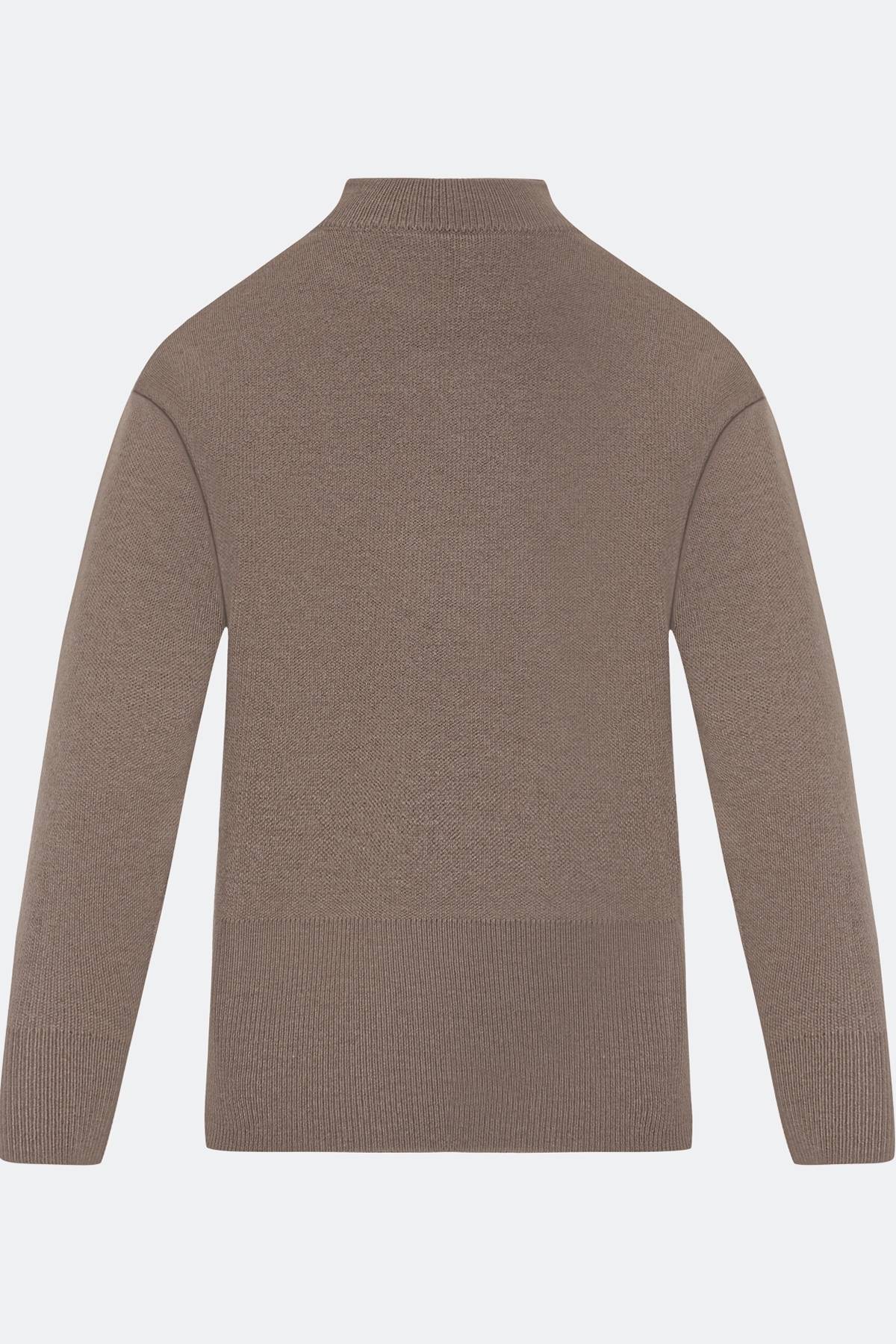 Свободный свитер с шерстью, 48