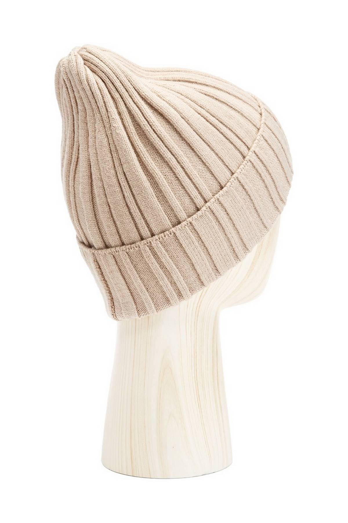 Шапка бежевая, One