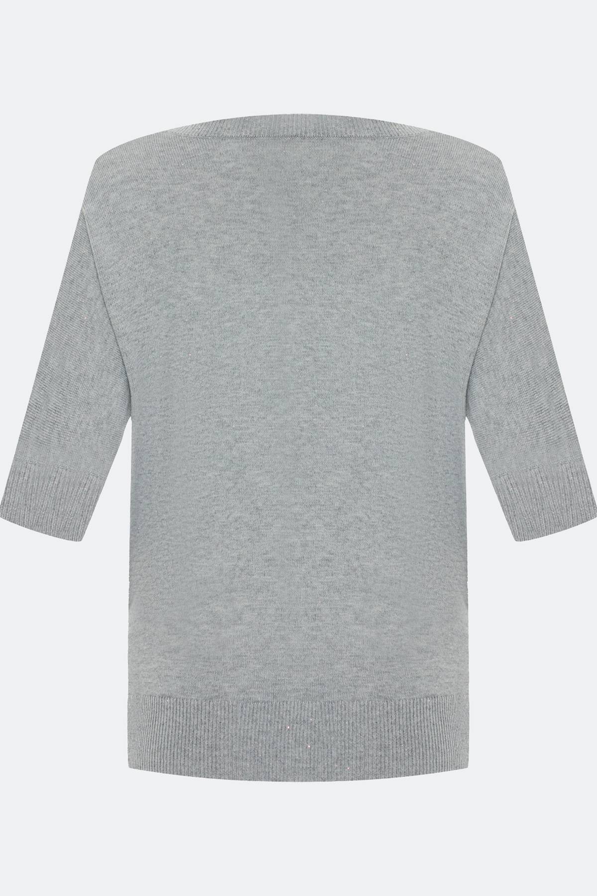 Лимитированная серия нежный джемпер с шелком и ремень, 34