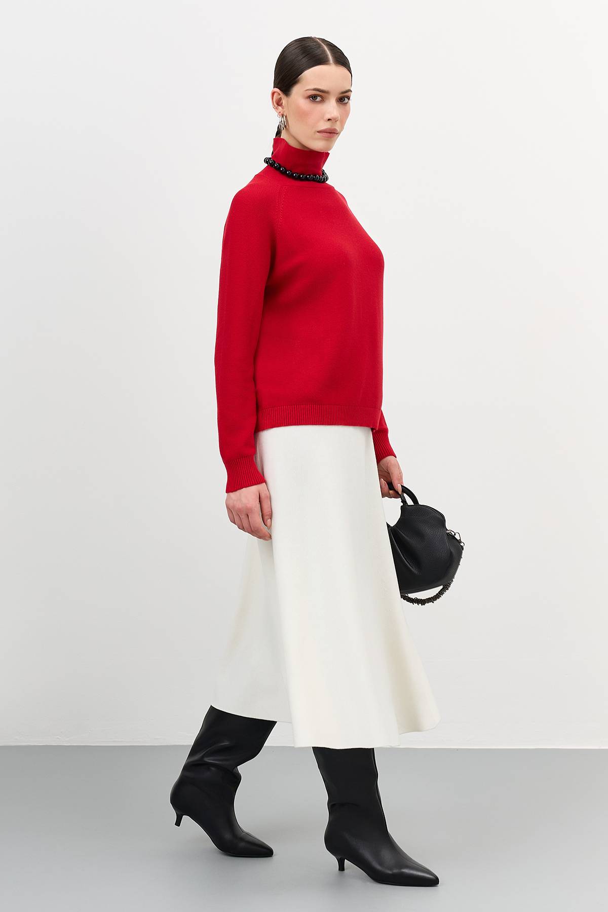 Лимитированная серия классическая юбка с ремнем, 42