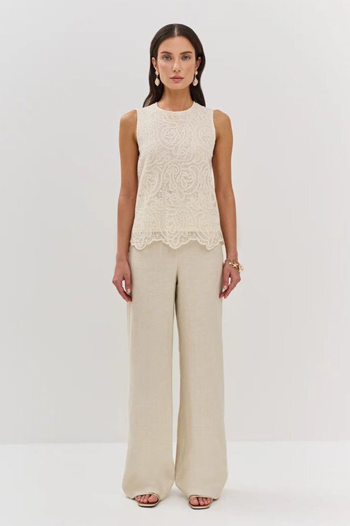 Блузка без рукавов в стиле "бохо", 50р