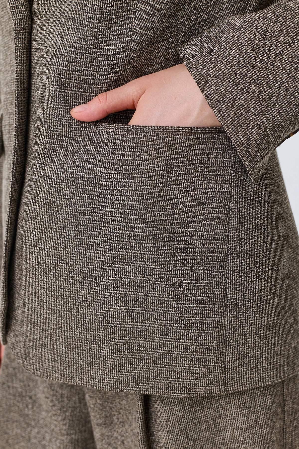 Классический жакет с узором Herringbone, 52