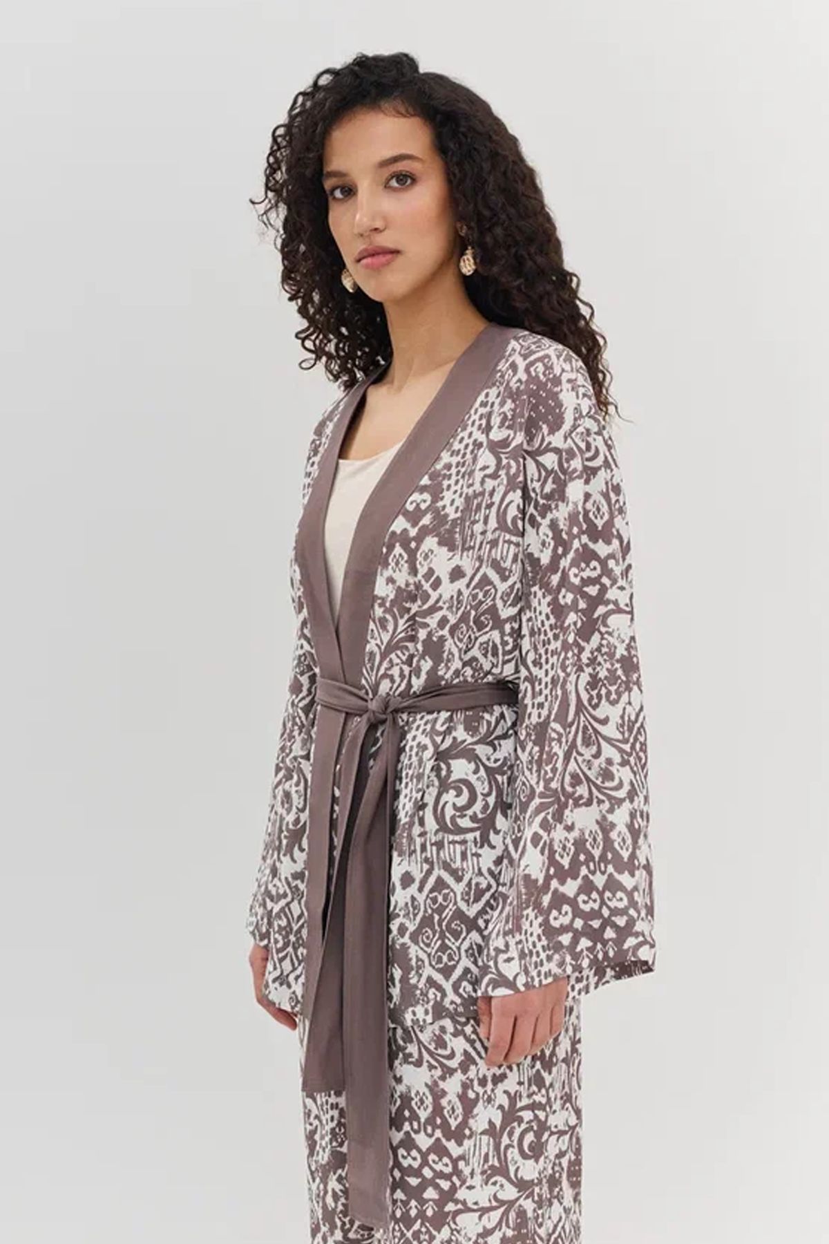 Блузка с этническим принтом, 42р