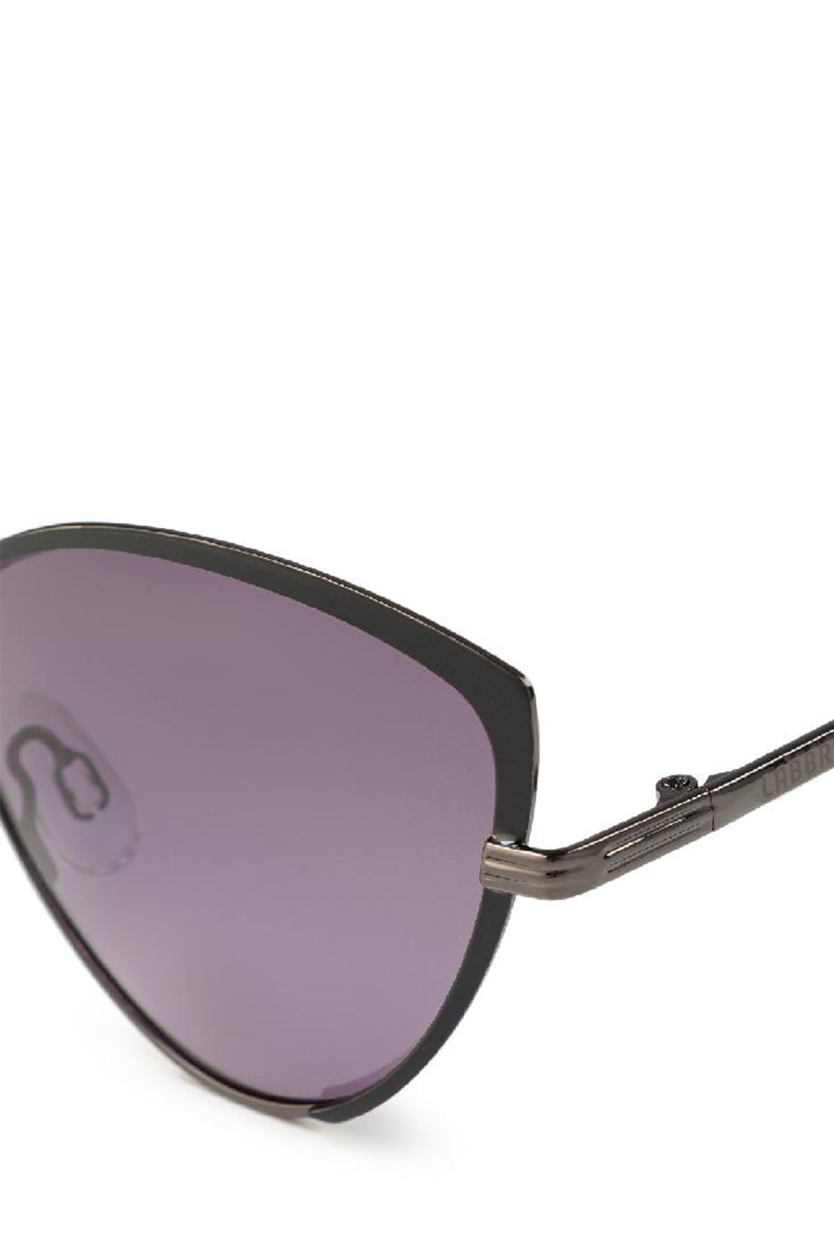 Стильные солнцезащитные очки с полимерными линзами в сине-черном цвете,  One size