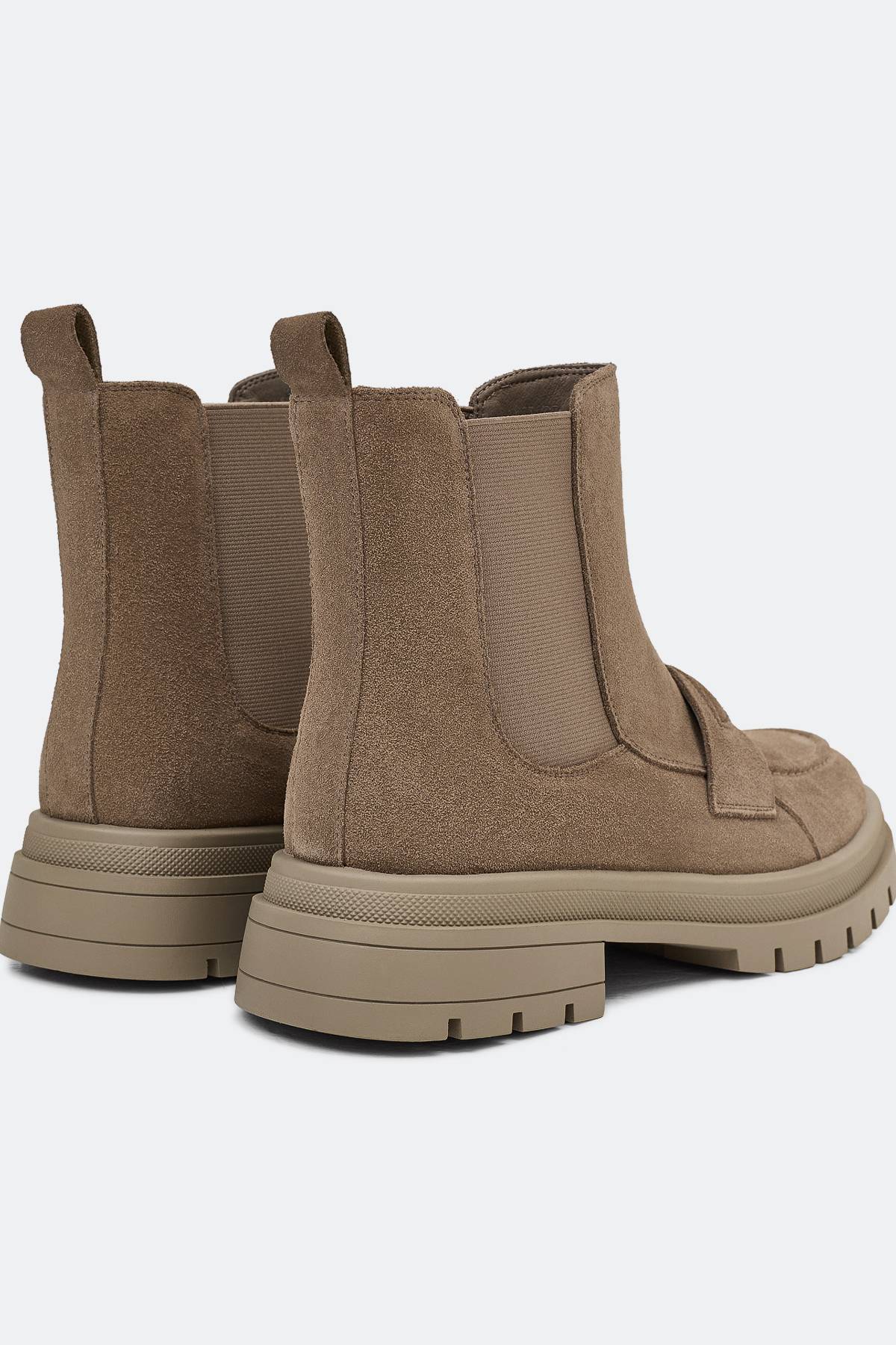 Ботинки челси из натуральной замши, 39