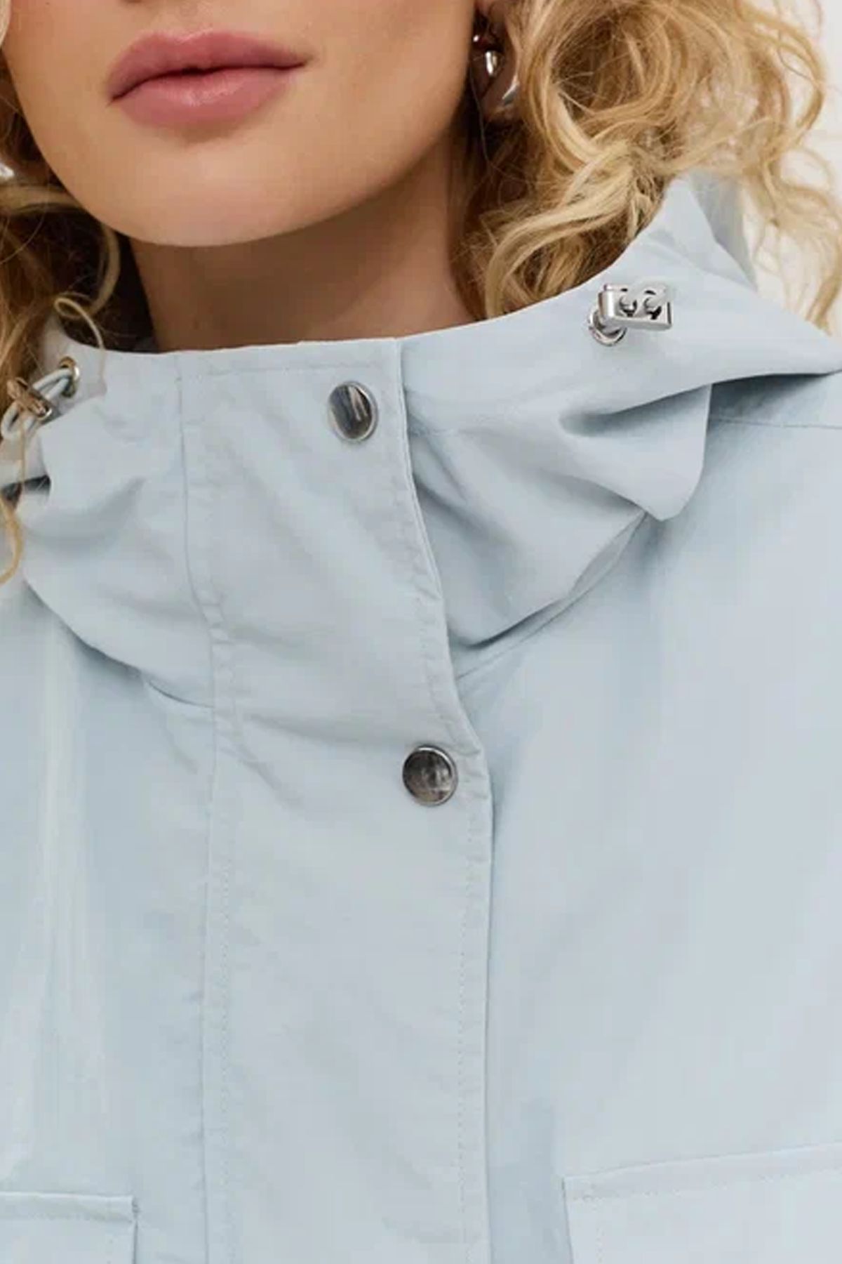 Укороченная ветровка свободного силуэта, 48р