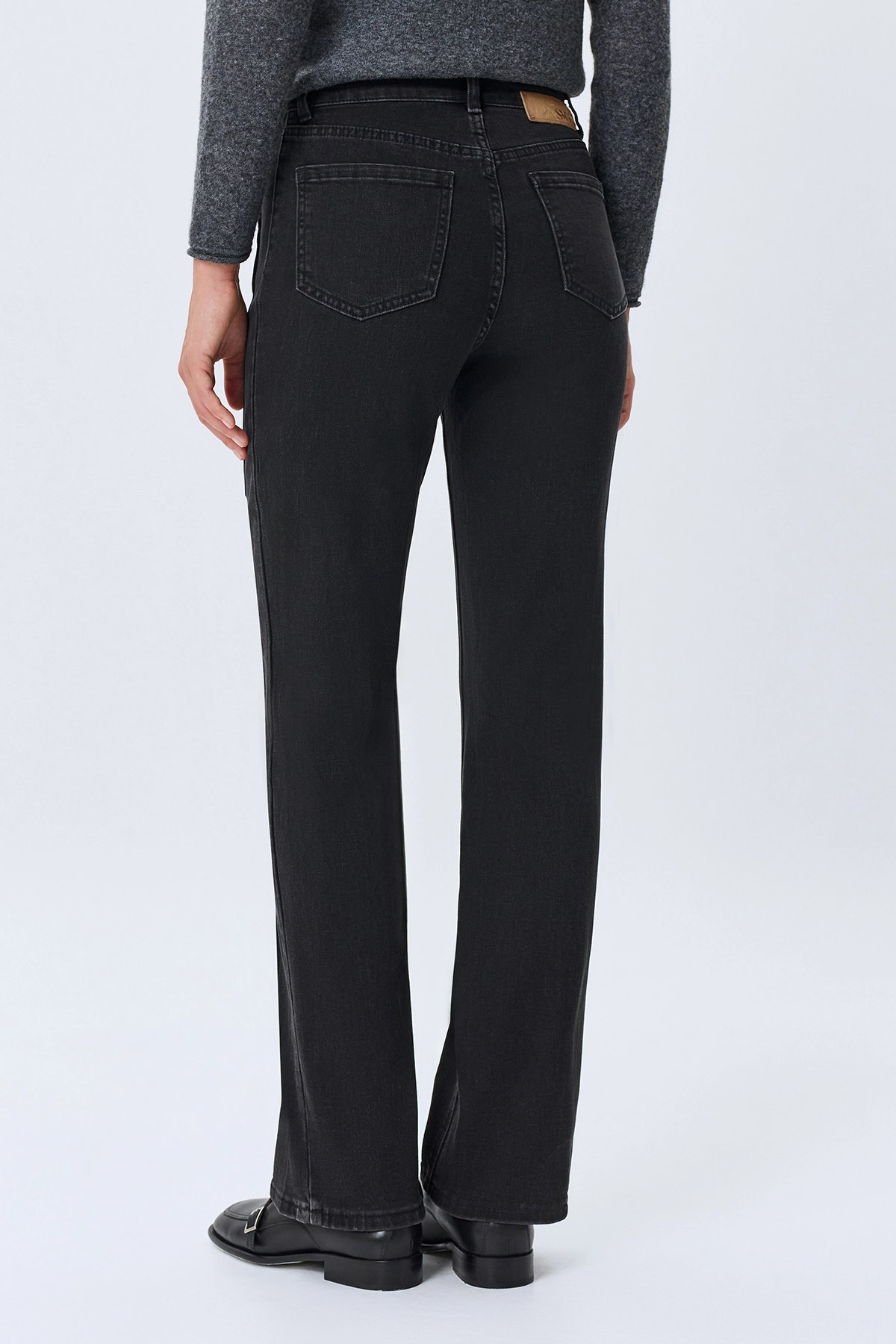 Джинсы Straight fit, черные, 52