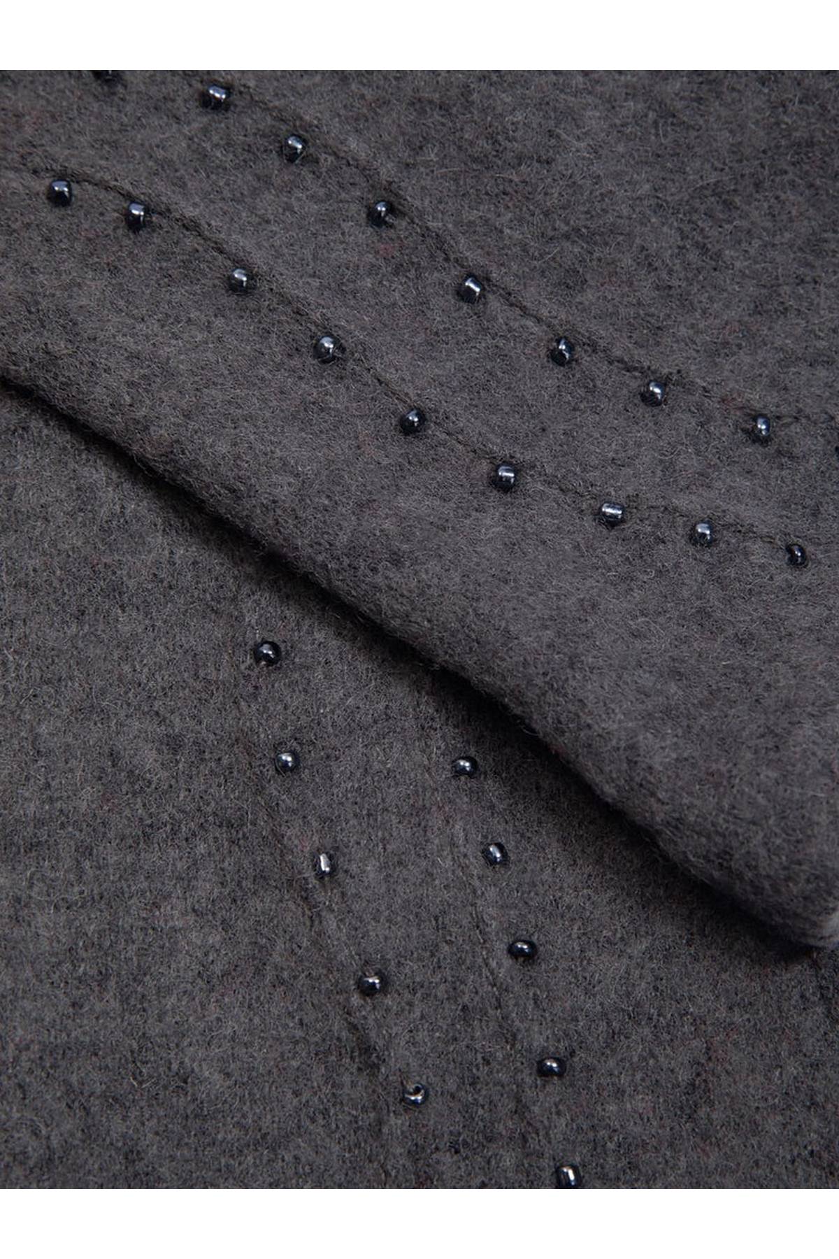 Перчатки темно-серые, M