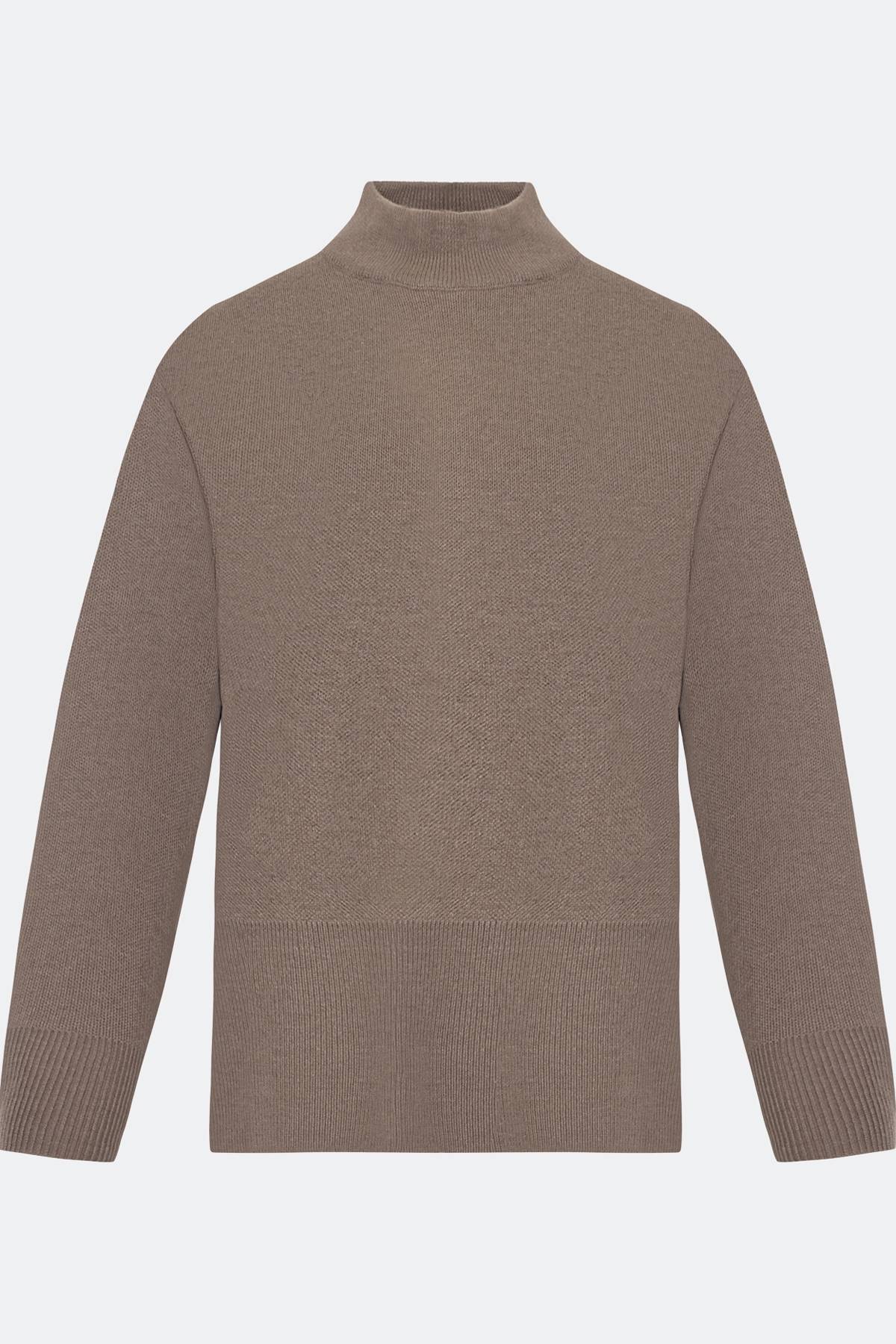 Свободный свитер с шерстью, 42