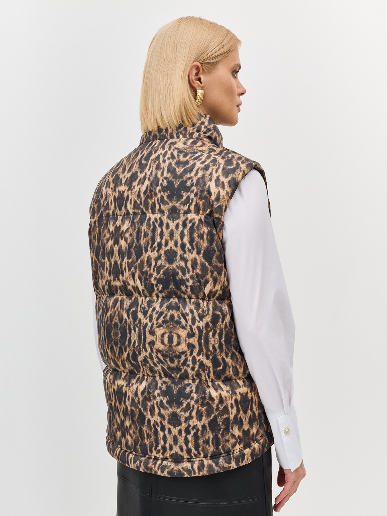 Лимитированная серия жилет с принтом и палантин, 38