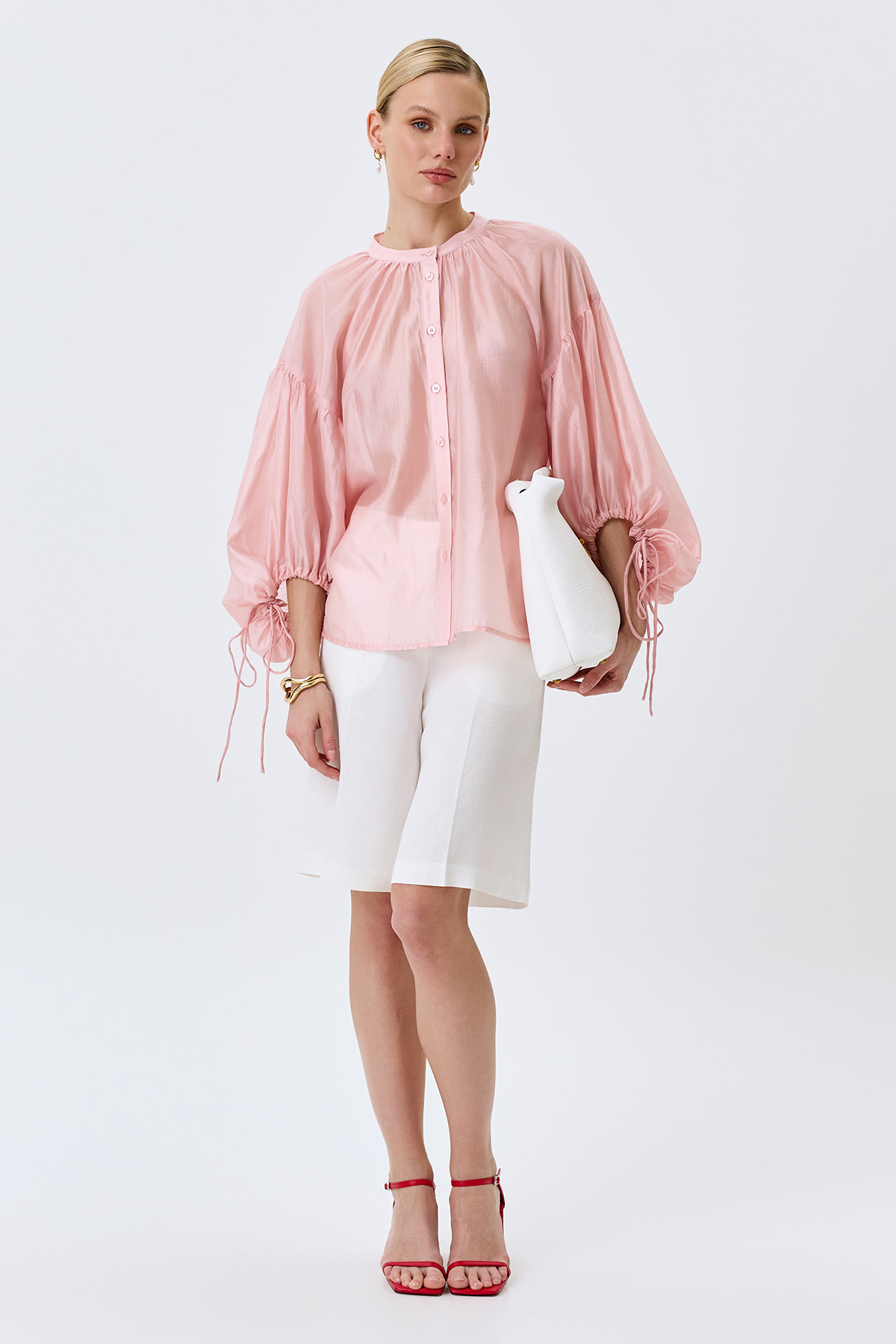 Романтичная блузка в стиле "Бохо-шик", 48