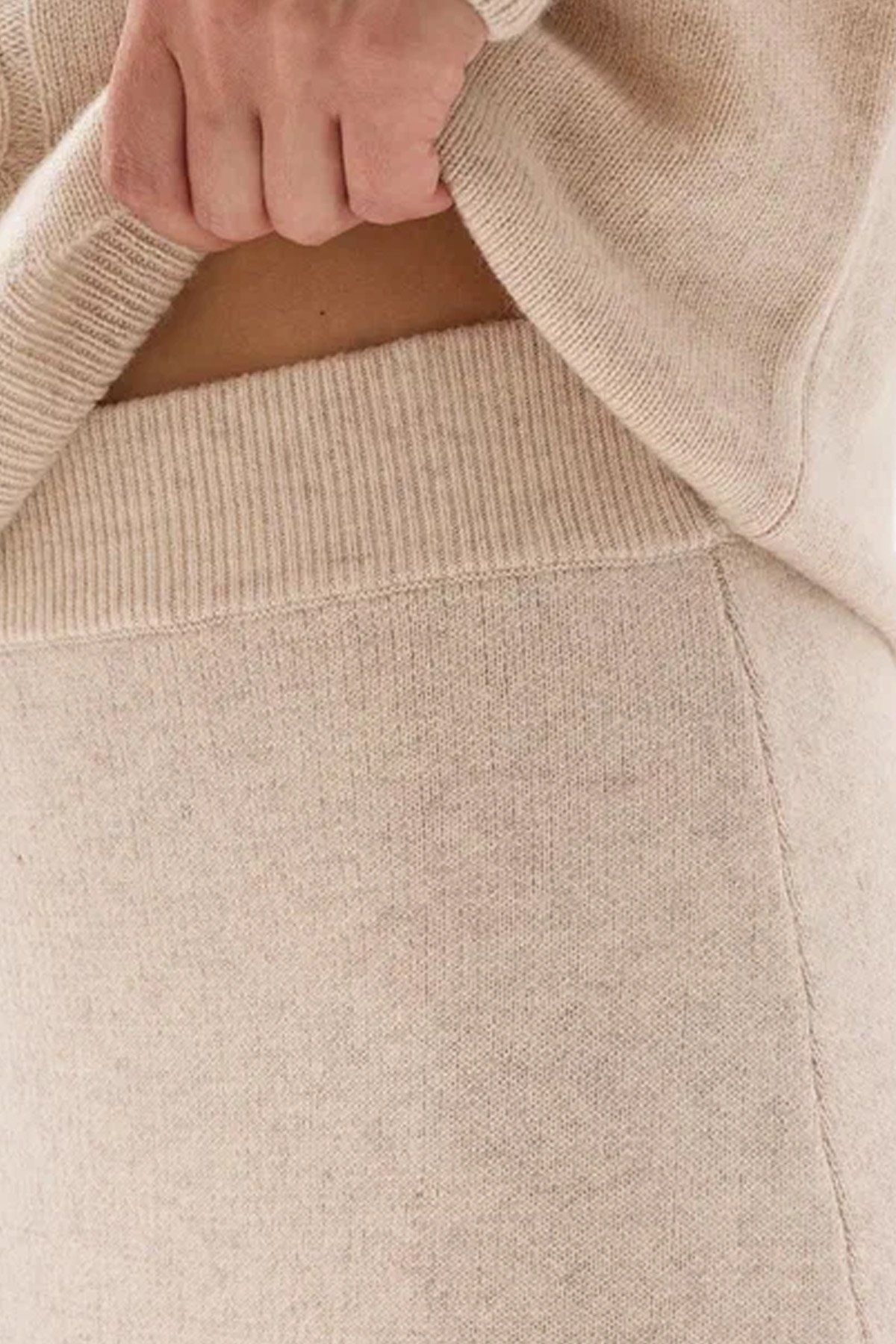 Вязаная юбка с шерстью и кашемиром, 44р