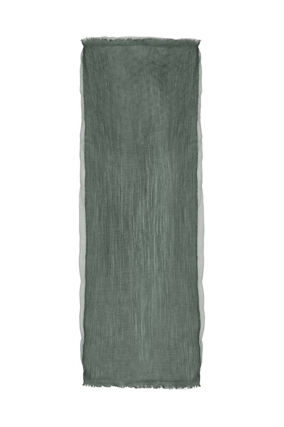 Лимитированная серия куртка оливковая с палантином, 40