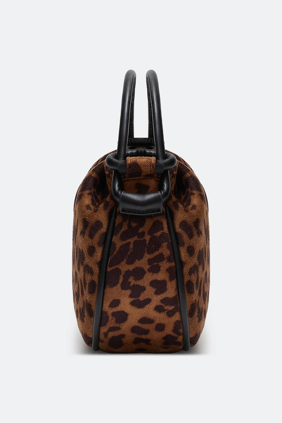 Мягкая сумка с леопардовым принтом, One