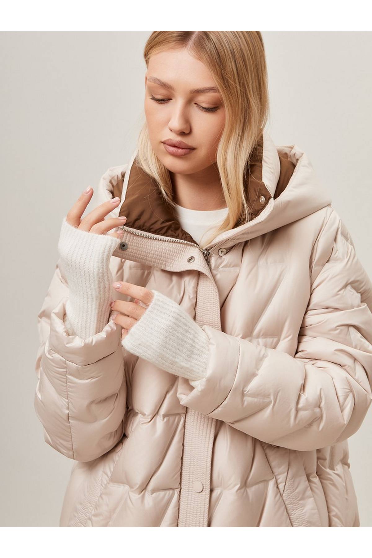 Перчатки белые, M