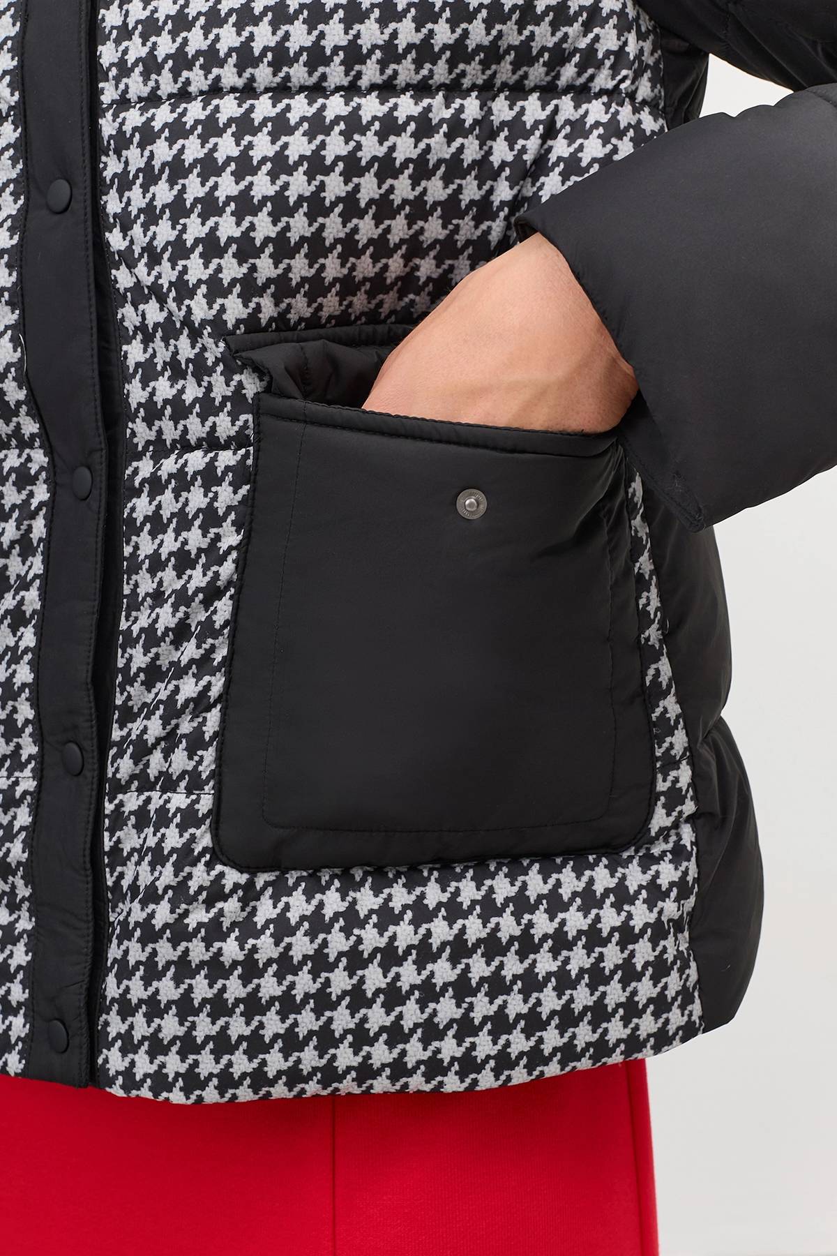 Лимитированая серия куртка черная и палантин, 42