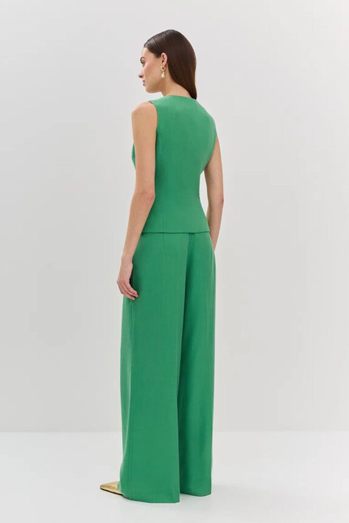 Брюки-палаццо с потайной молнией, 42р