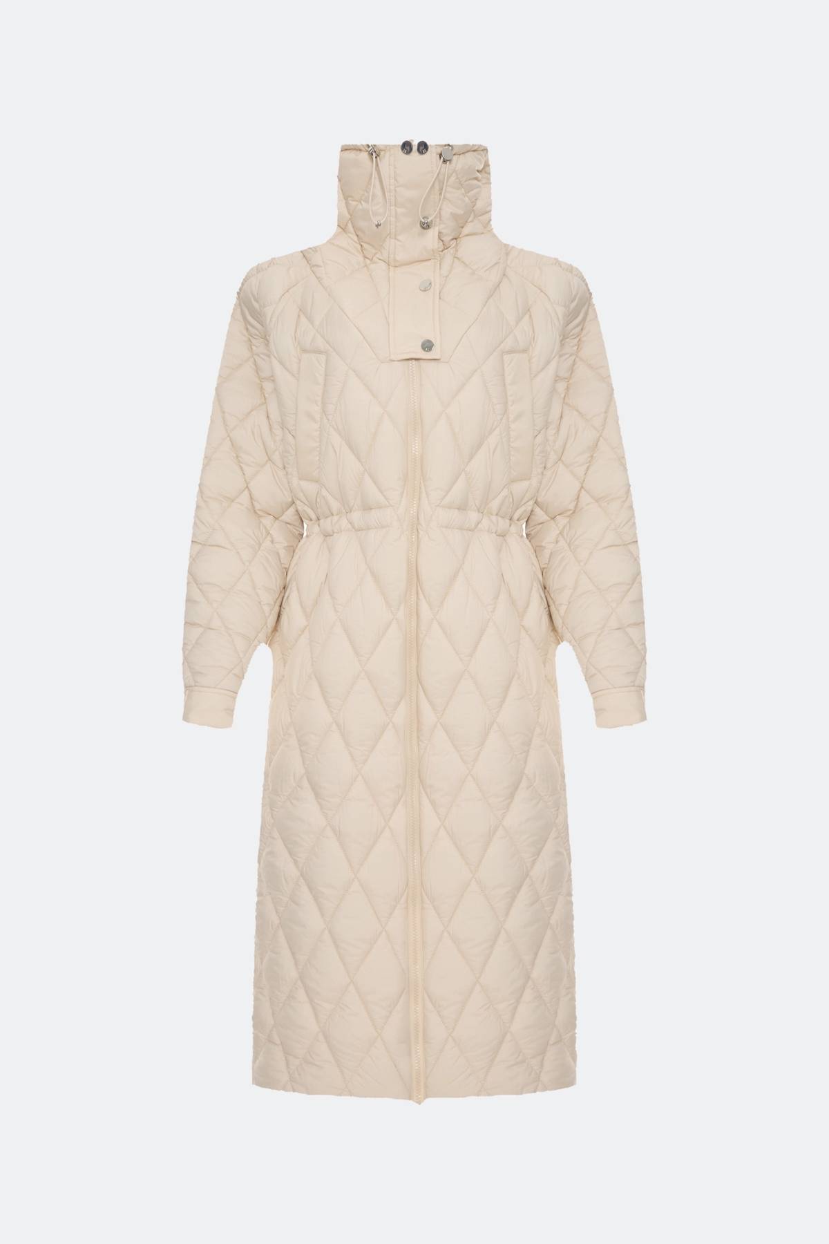 Лимитированная серия  легкое пальто с акцентным воротником и палантин, 42