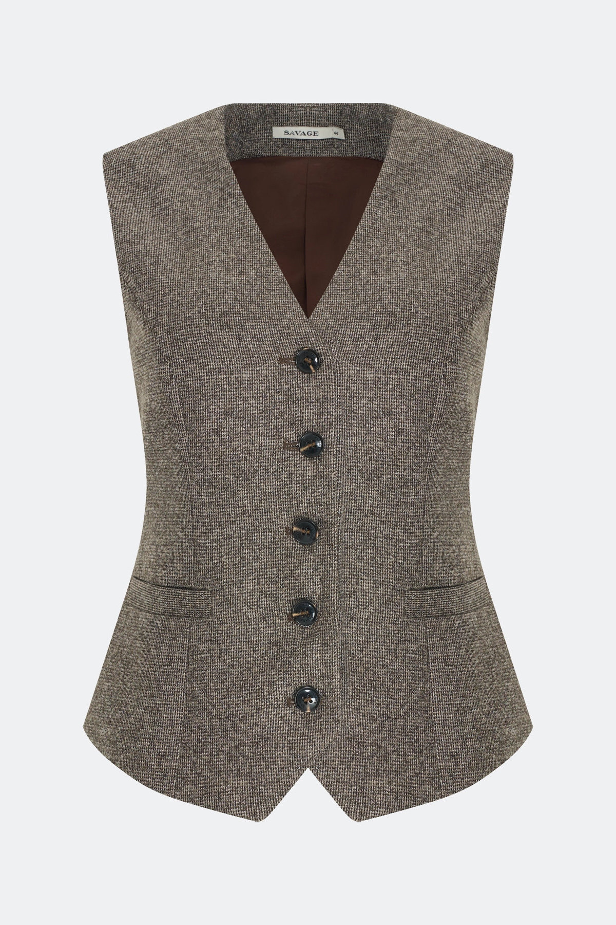 Жилет с узором Herringbone, 52